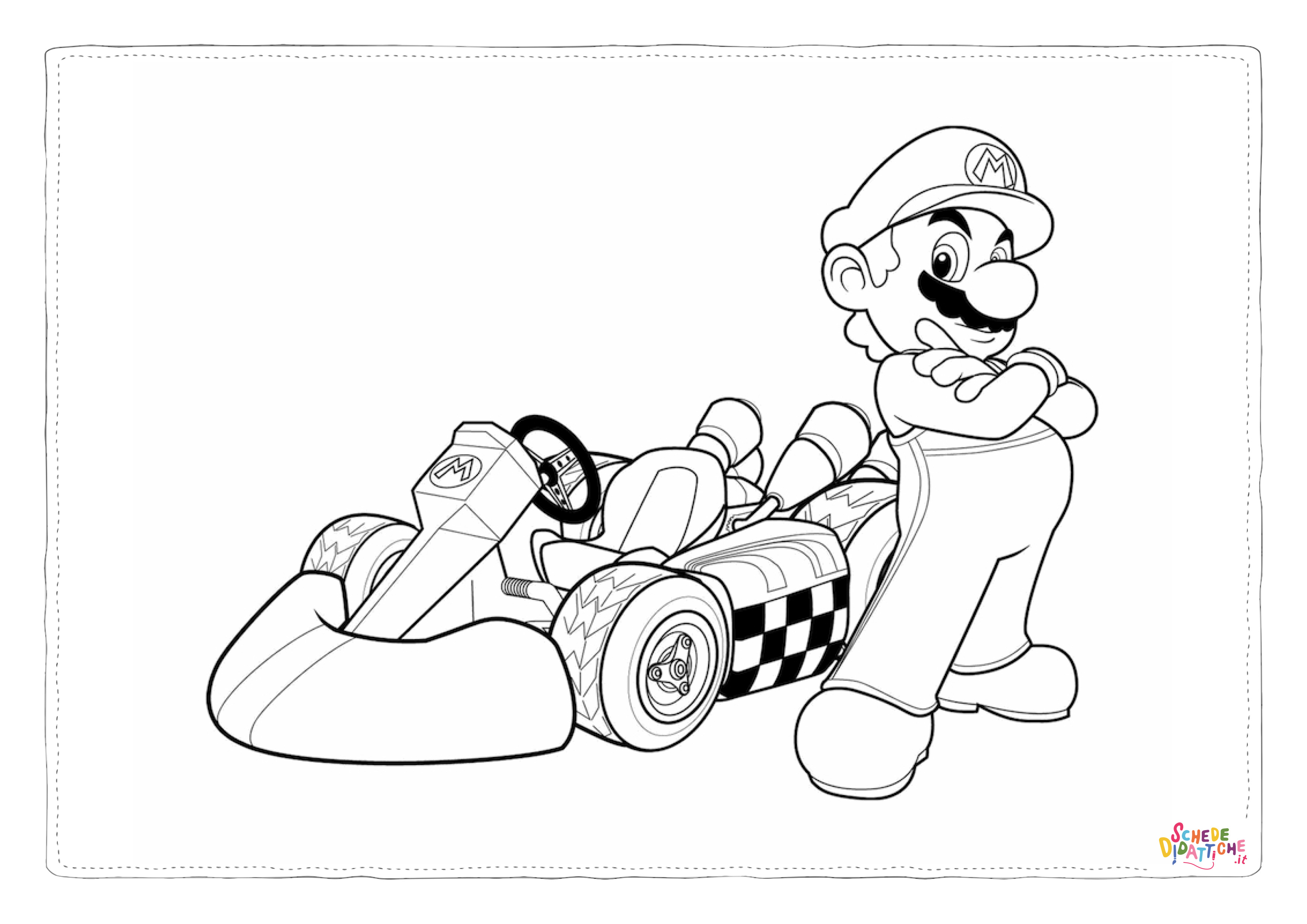 Disegno di Super Mario da stampare e colorare 99