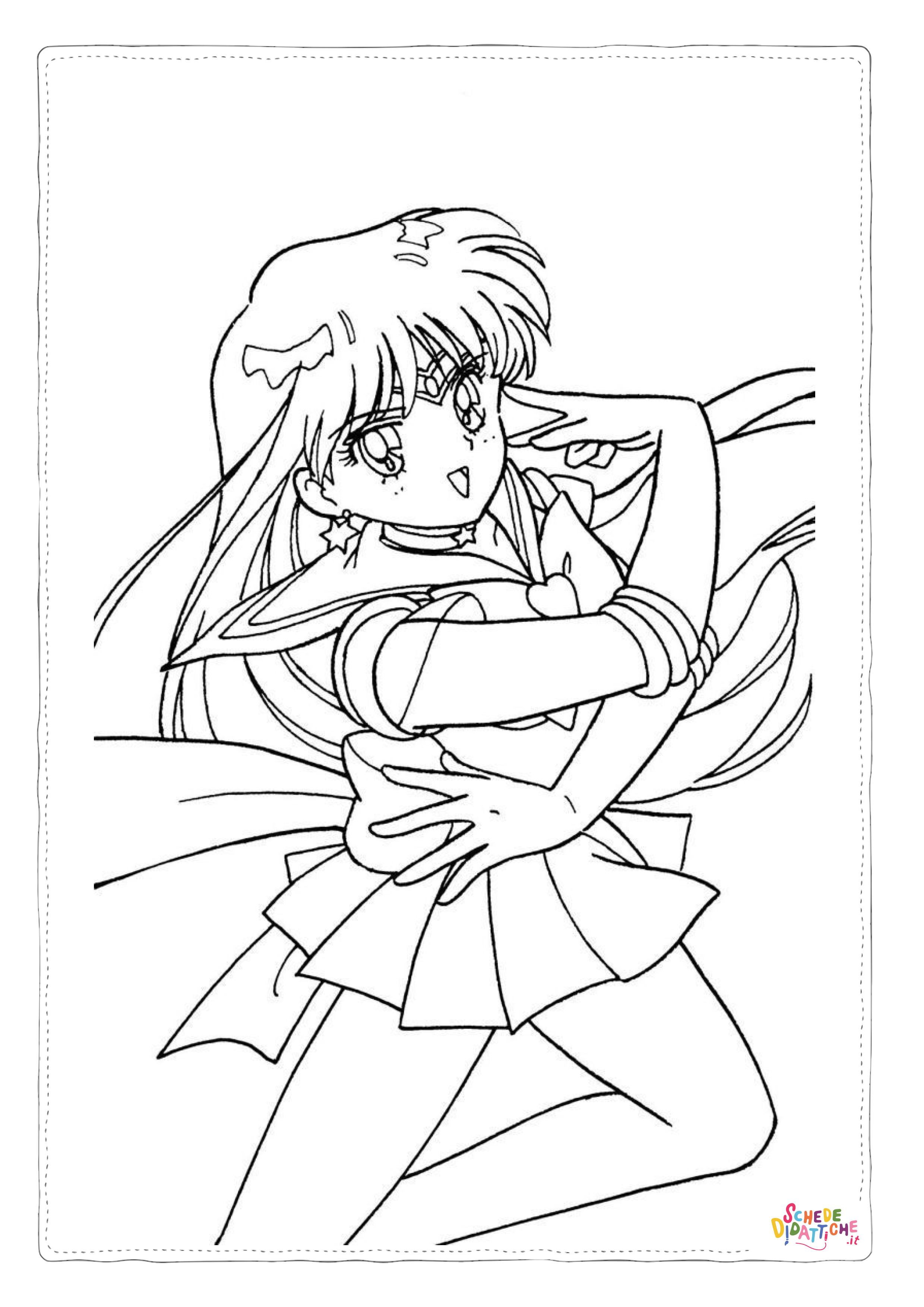 Disegno "Disegno di Sailor Moon da stampare e colorare 25" Disegno di Sailor Moon da stampare e colorare 25