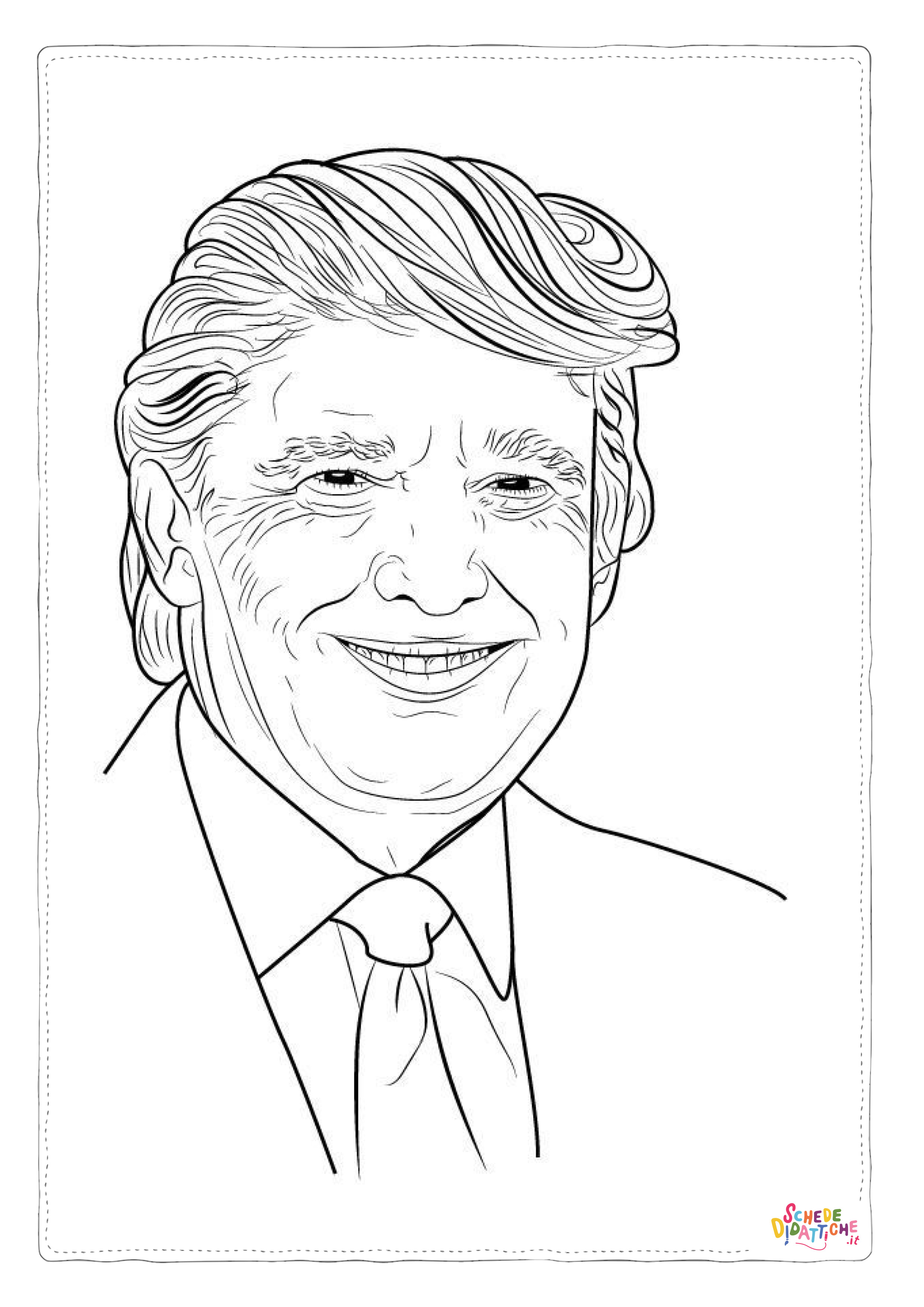 Disegno di persona famosa da stampare e colorare 64
