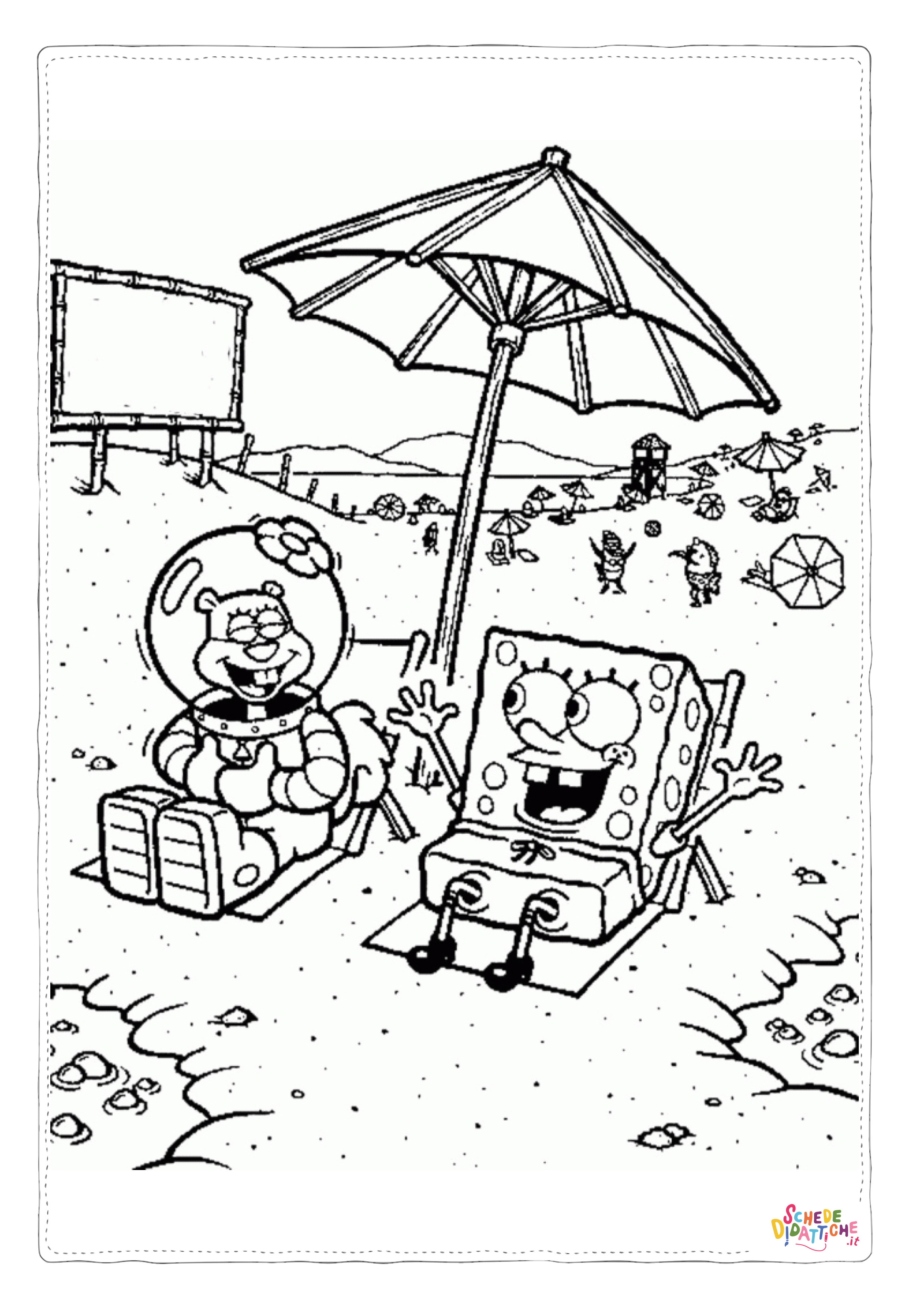 Disegno di Spongebob da stampare e colorare 62