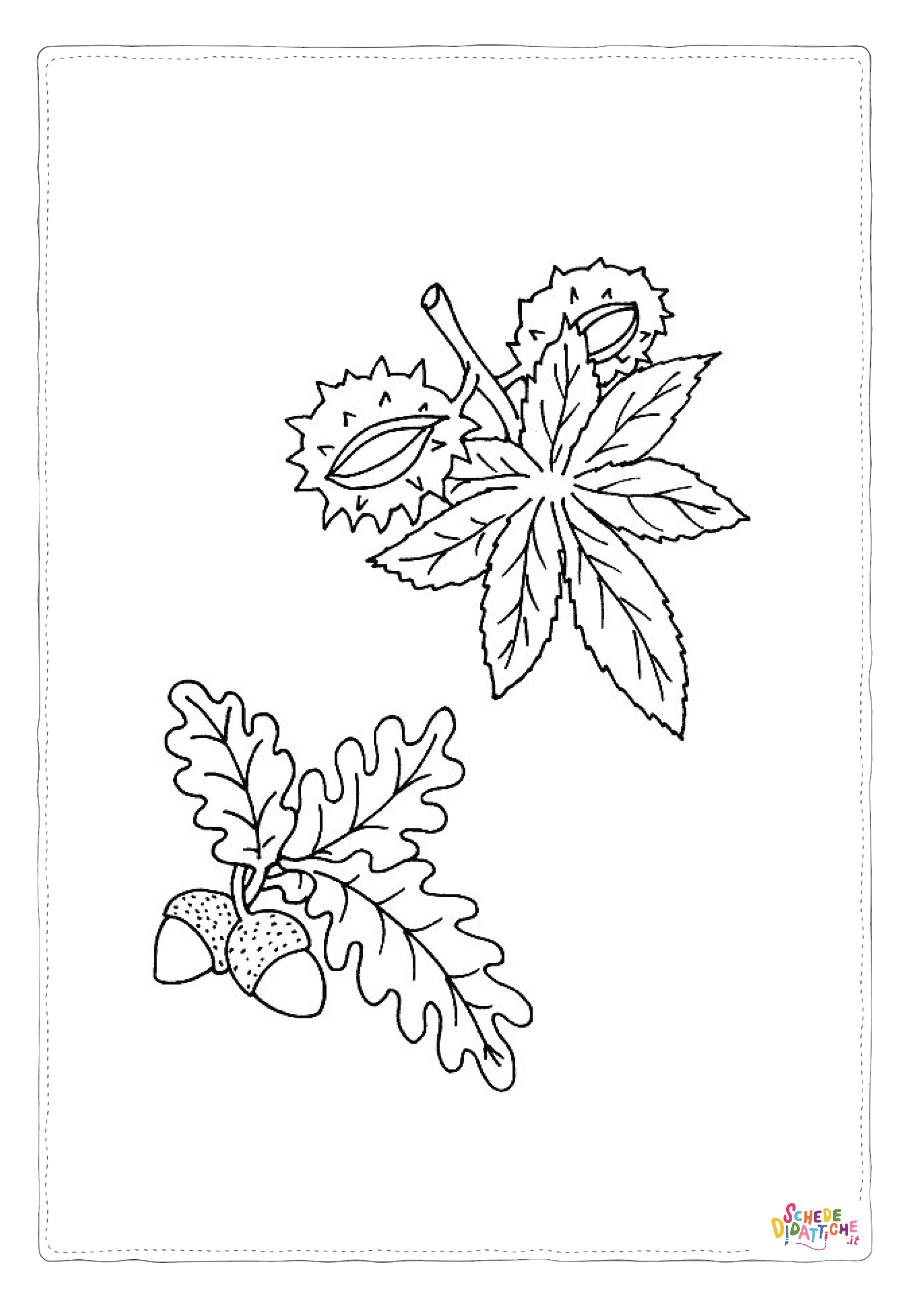 Disegno "Disegno di foglia da stampare e colorare 130" Disegno di foglia da stampare e colorare 130