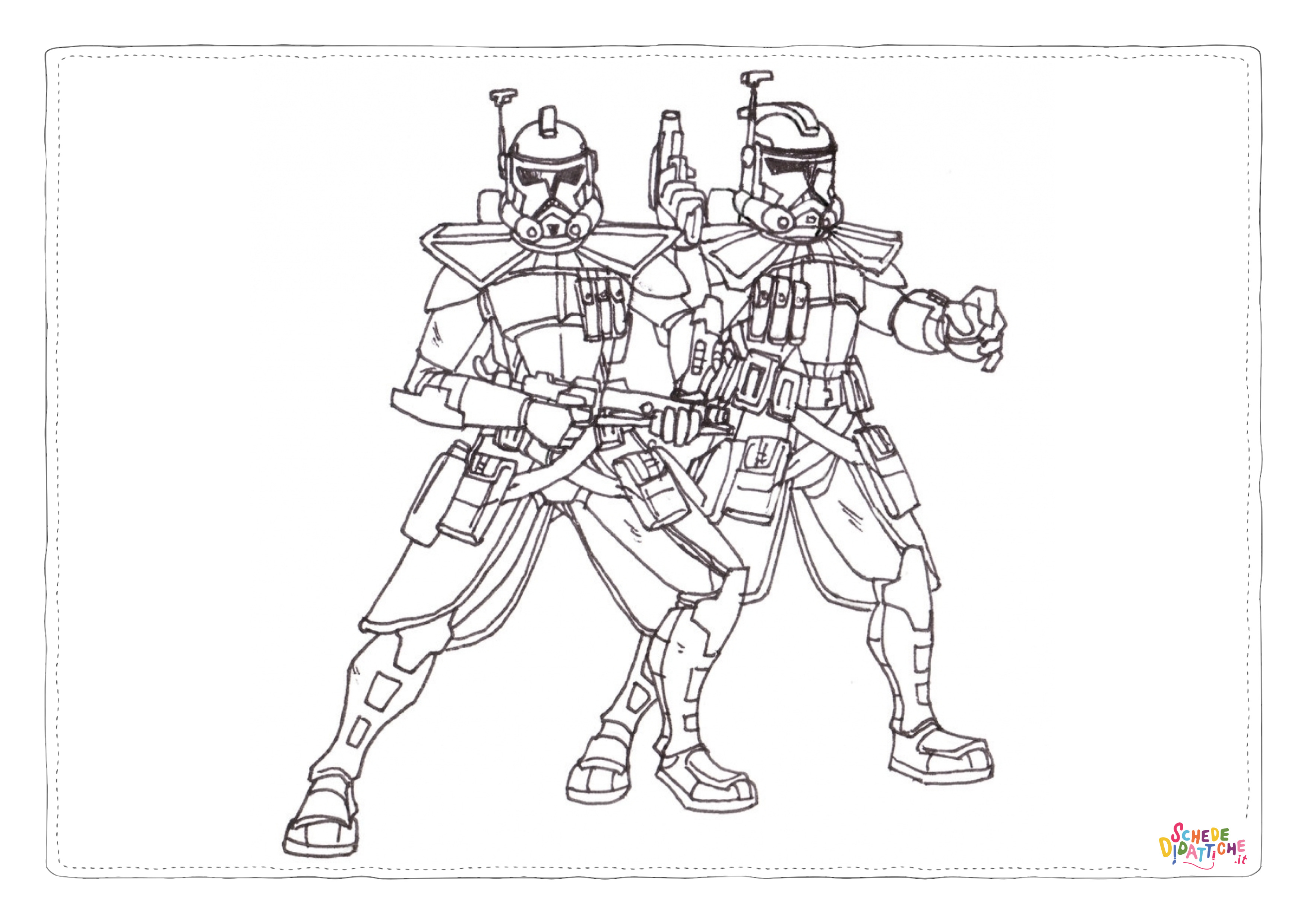 Disegno "Disegno di Star Wars da stampare e colorare 19" Disegno di Star Wars da stampare e colorare 19