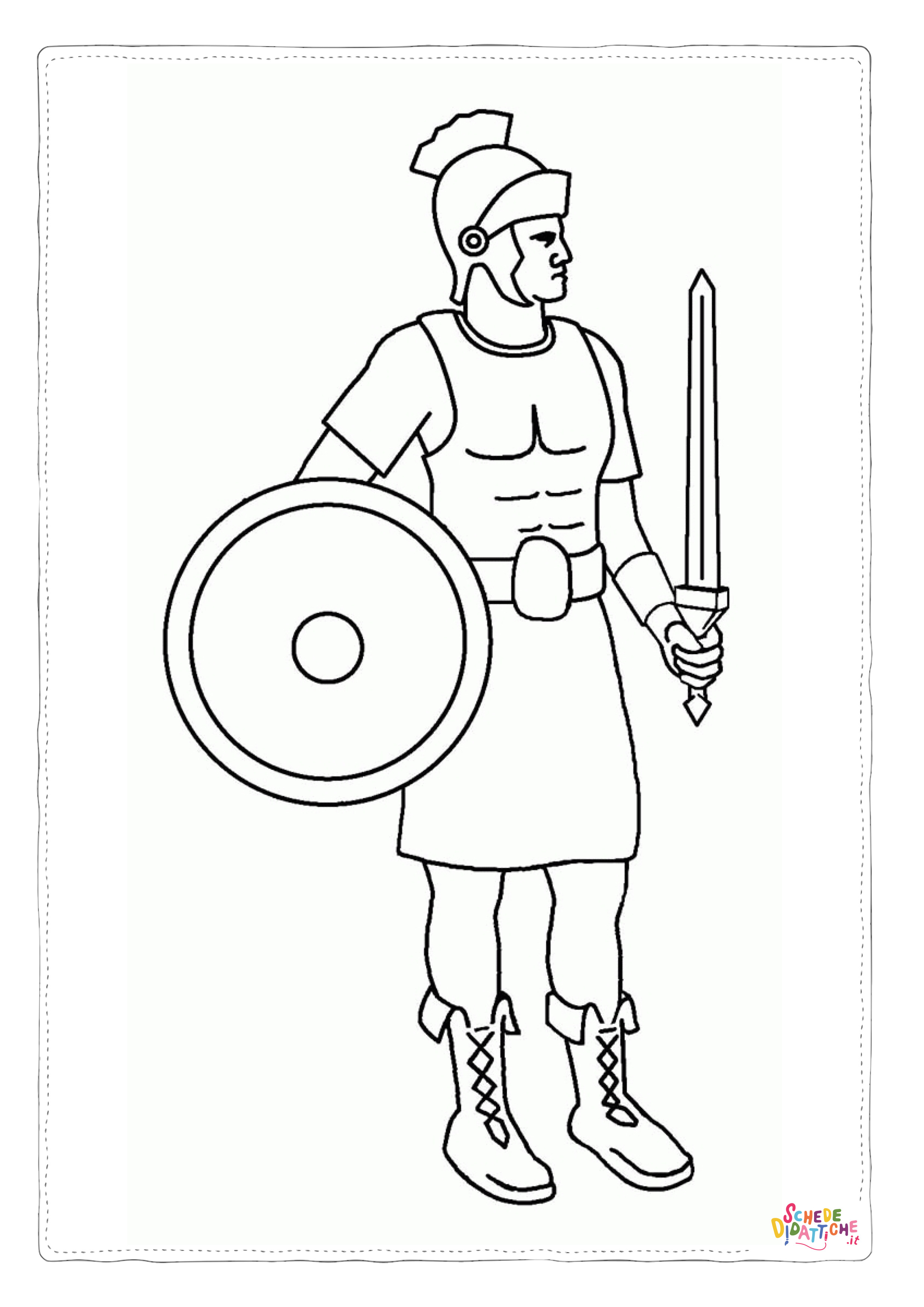 Disegno di Impero Romano da stampare e colorare 10