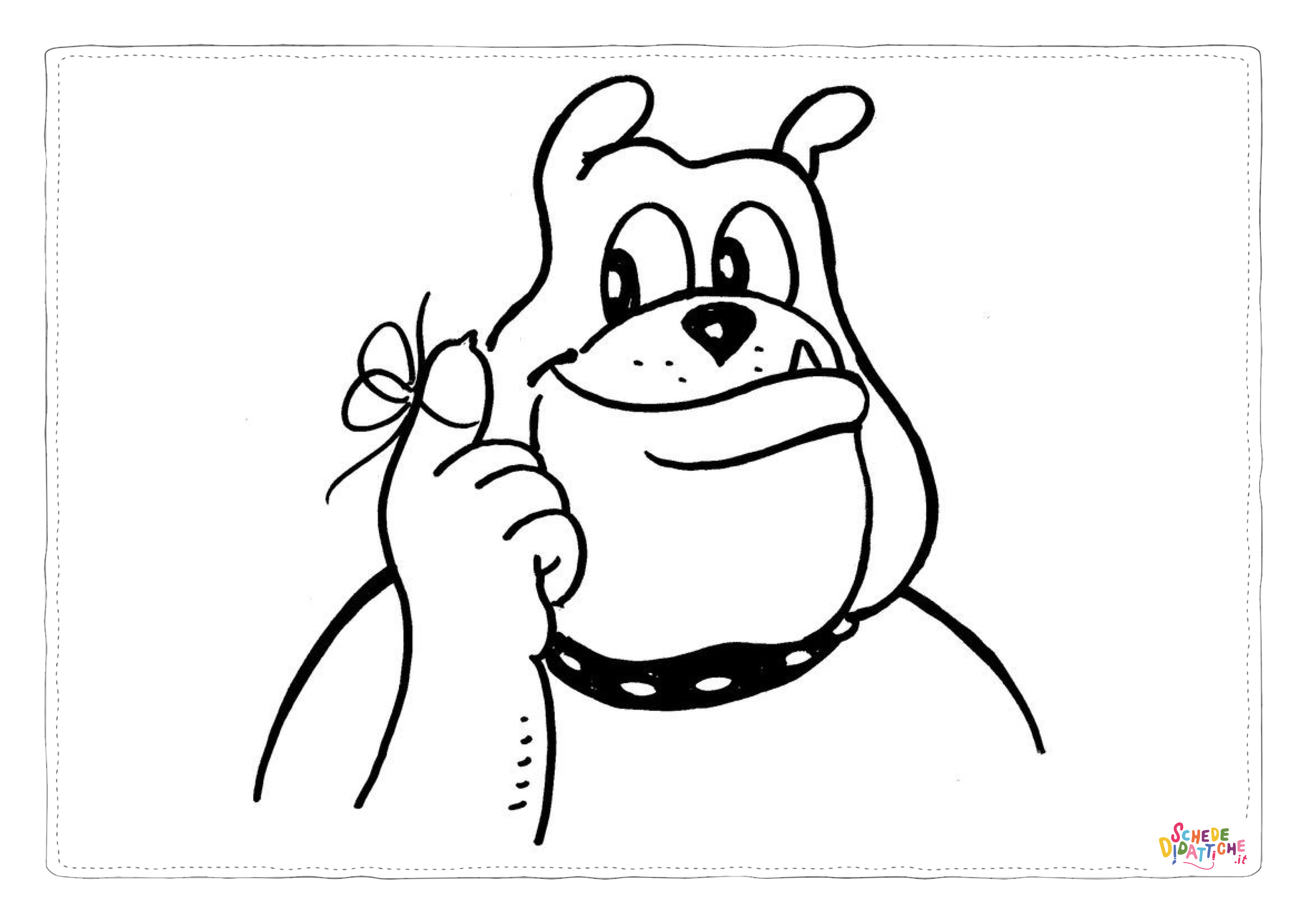 Disegno "Disegno di Tom e Jerry da stampare e colorare 8" Disegno di Tom e Jerry da stampare e colorare 8