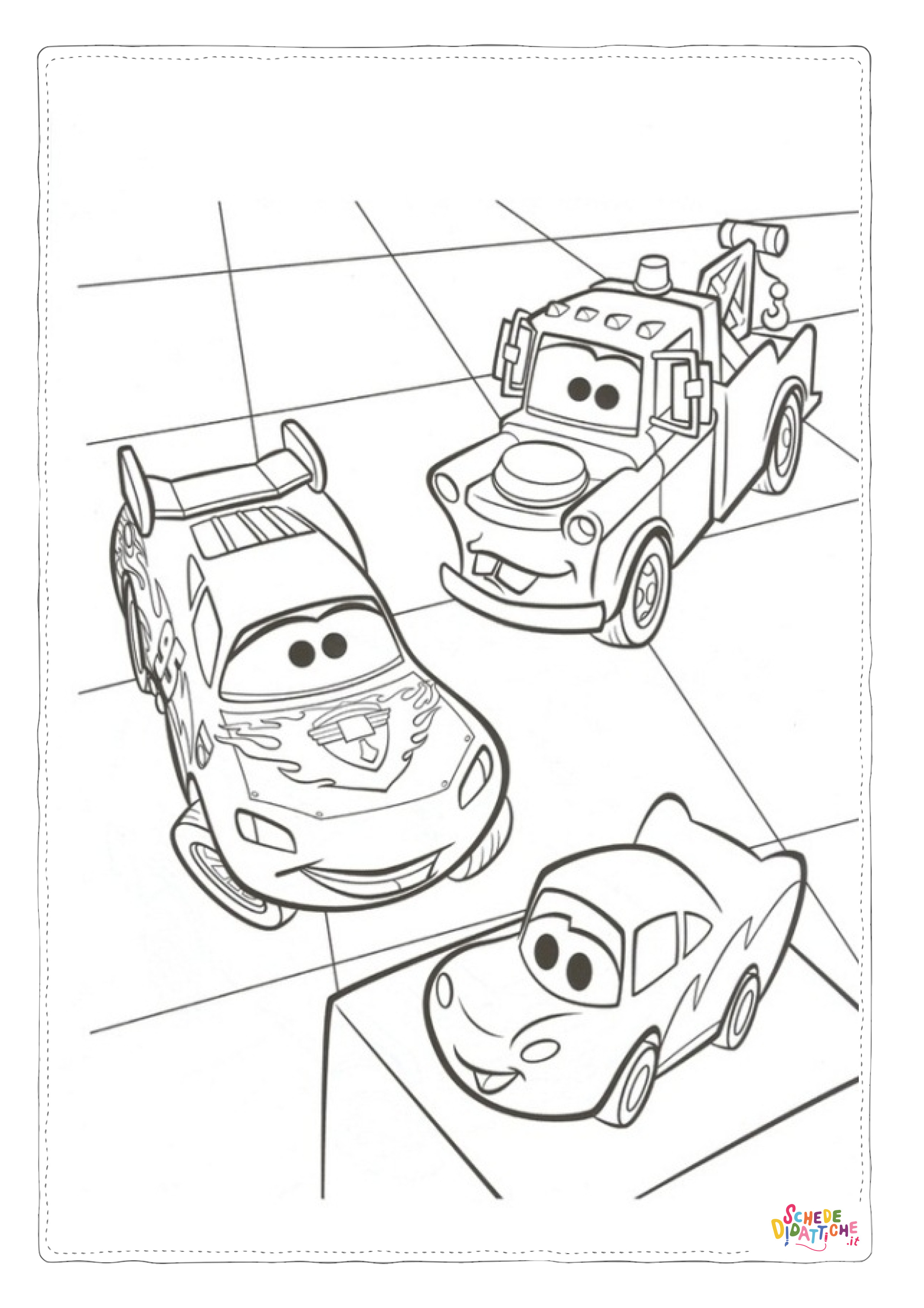 Disegno "Disegno di Cars da stampare e colorare 140" Disegno di Cars da stampare e colorare 140