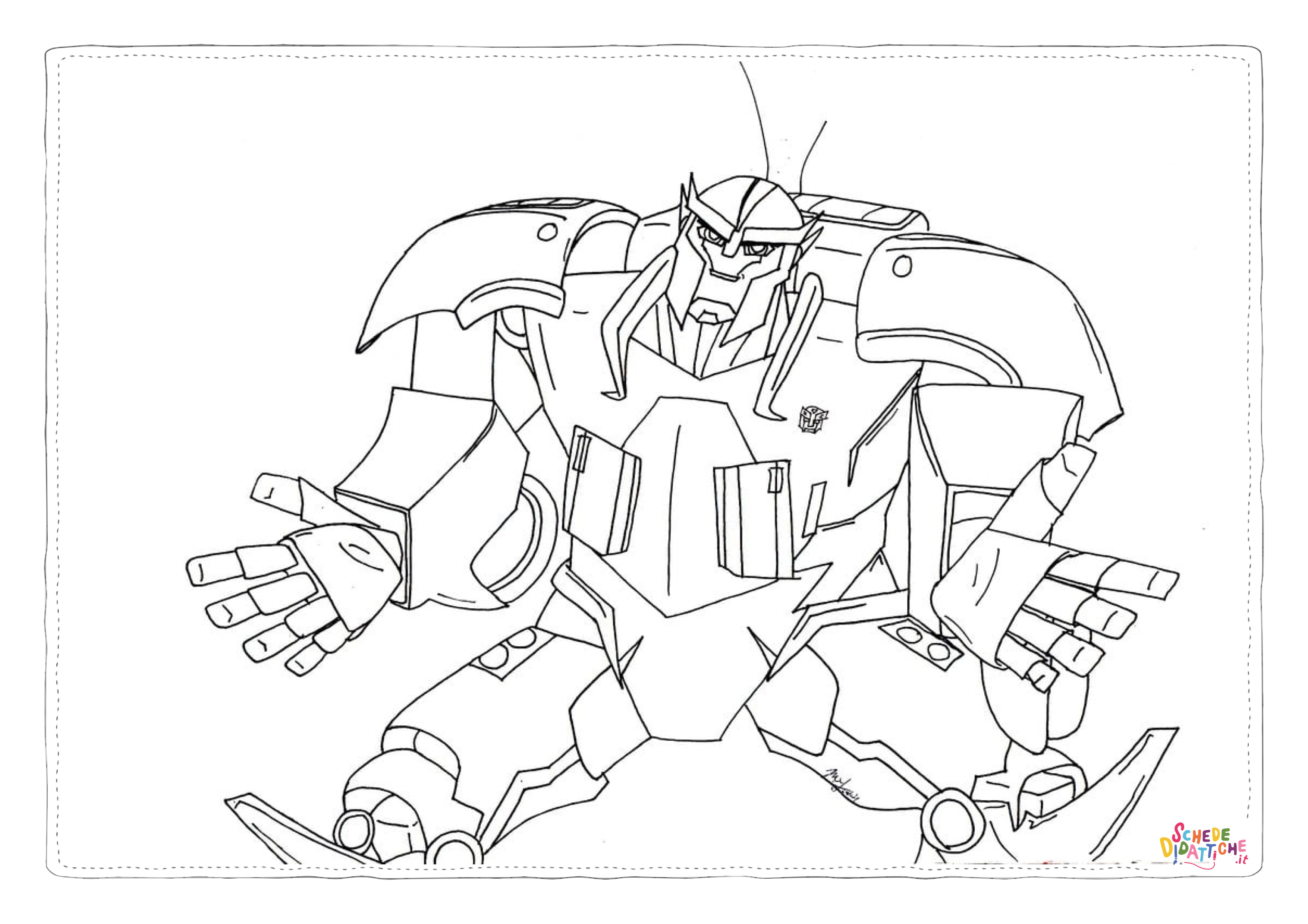 Disegno "Disegno di Transformers da stampare e colorare 59" Disegno di Transformers da stampare e colorare 59