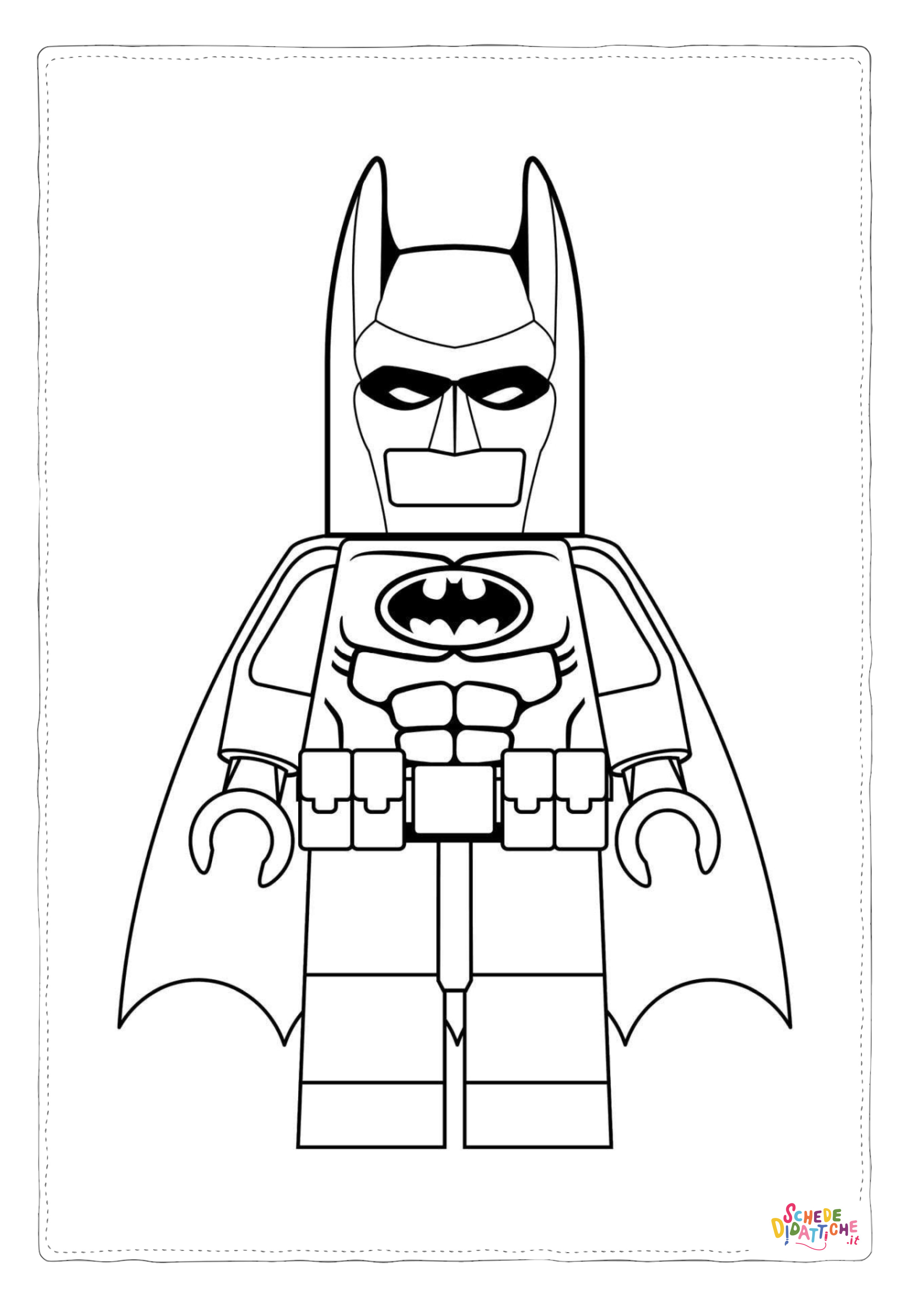 Disegno "Disegno di LEGO Batman da stampare e colorare 2" Disegno di LEGO Batman da stampare e colorare 2