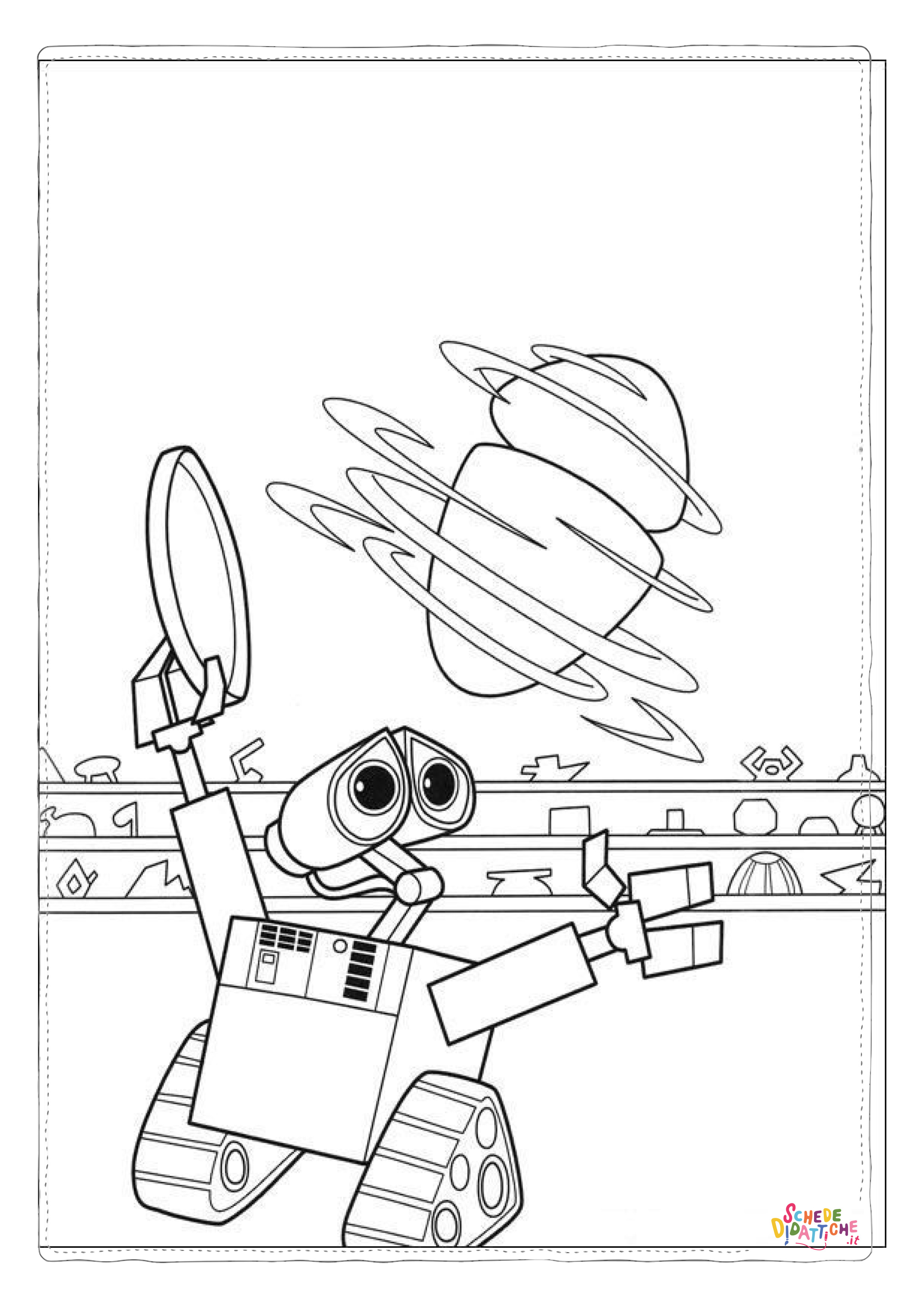 Disegno di Wall-E da stampare e colorare 23