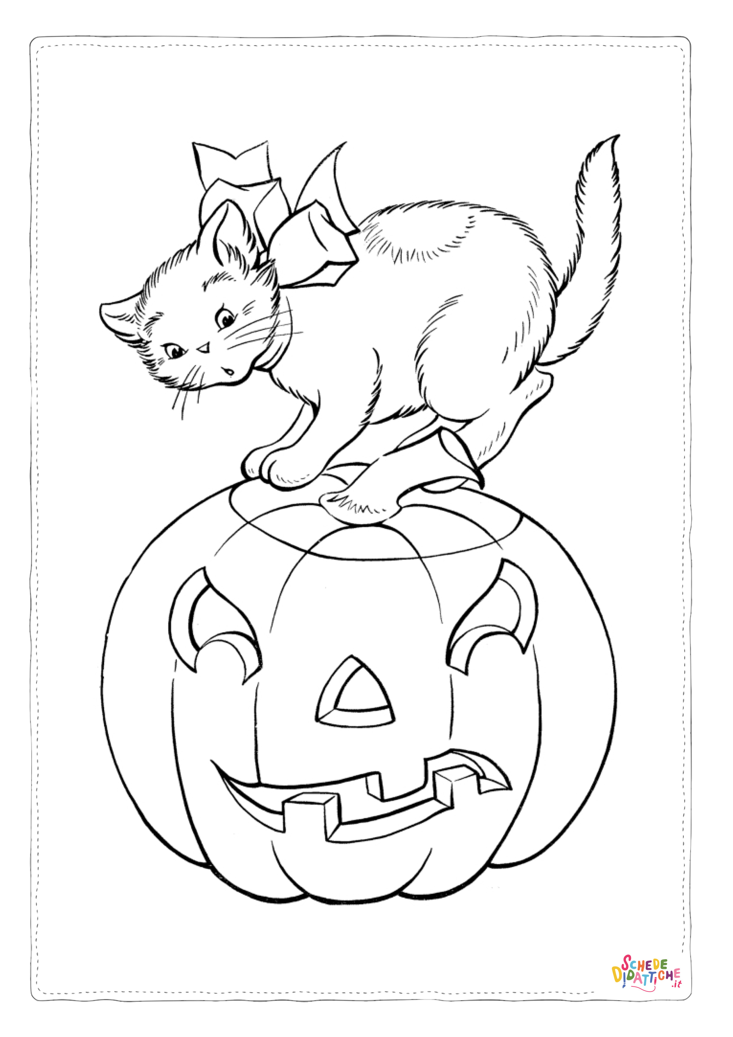Disegno "Disegno di zucca di Halloween da stampare e colorare 148" Disegno di zucca di Halloween da stampare e colorare 148