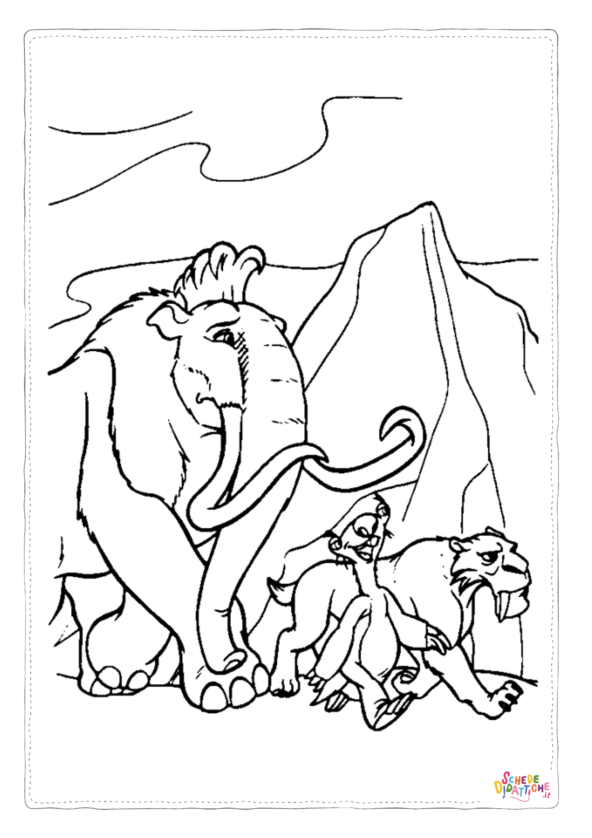 Disegno "Disegno di Re Leone da stampare e colorare 54" Disegno di Re Leone da stampare e colorare 54