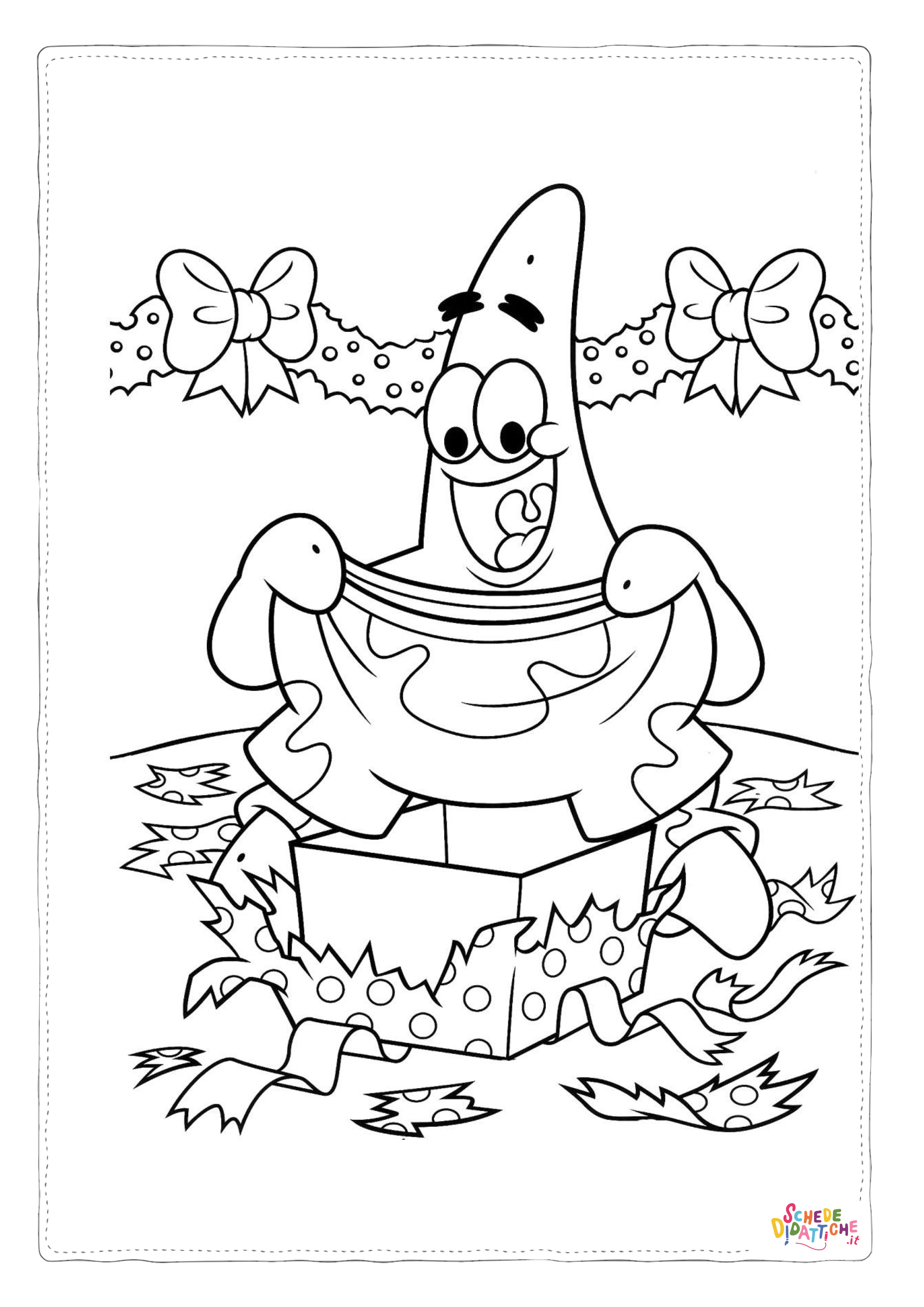 Disegno di Spongebob da stampare e colorare 9