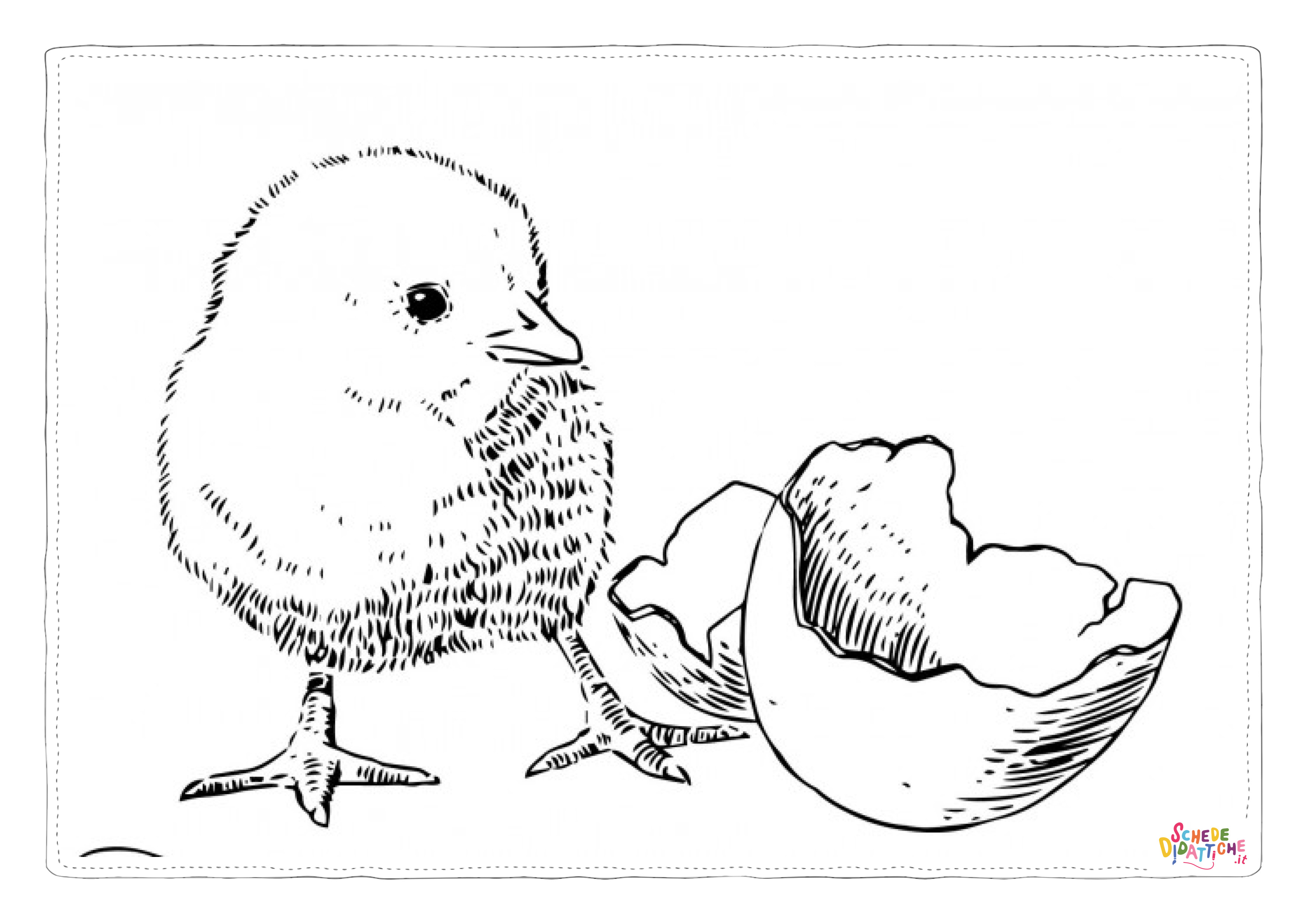 Disegno "sagoma-pulcino-pasquale" sagoma-pulcino-pasquale