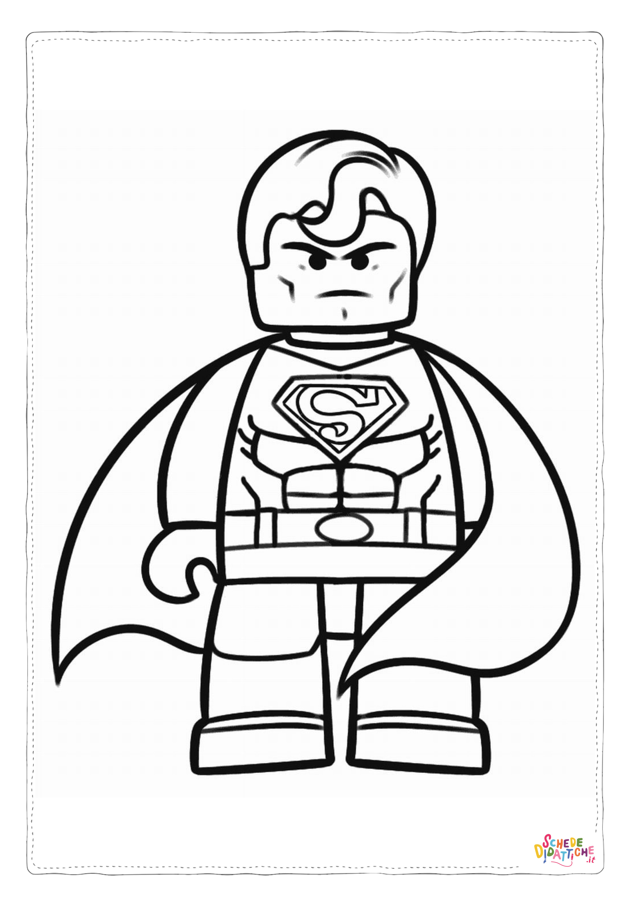 Disegno di Superman da stampare e colorare 44