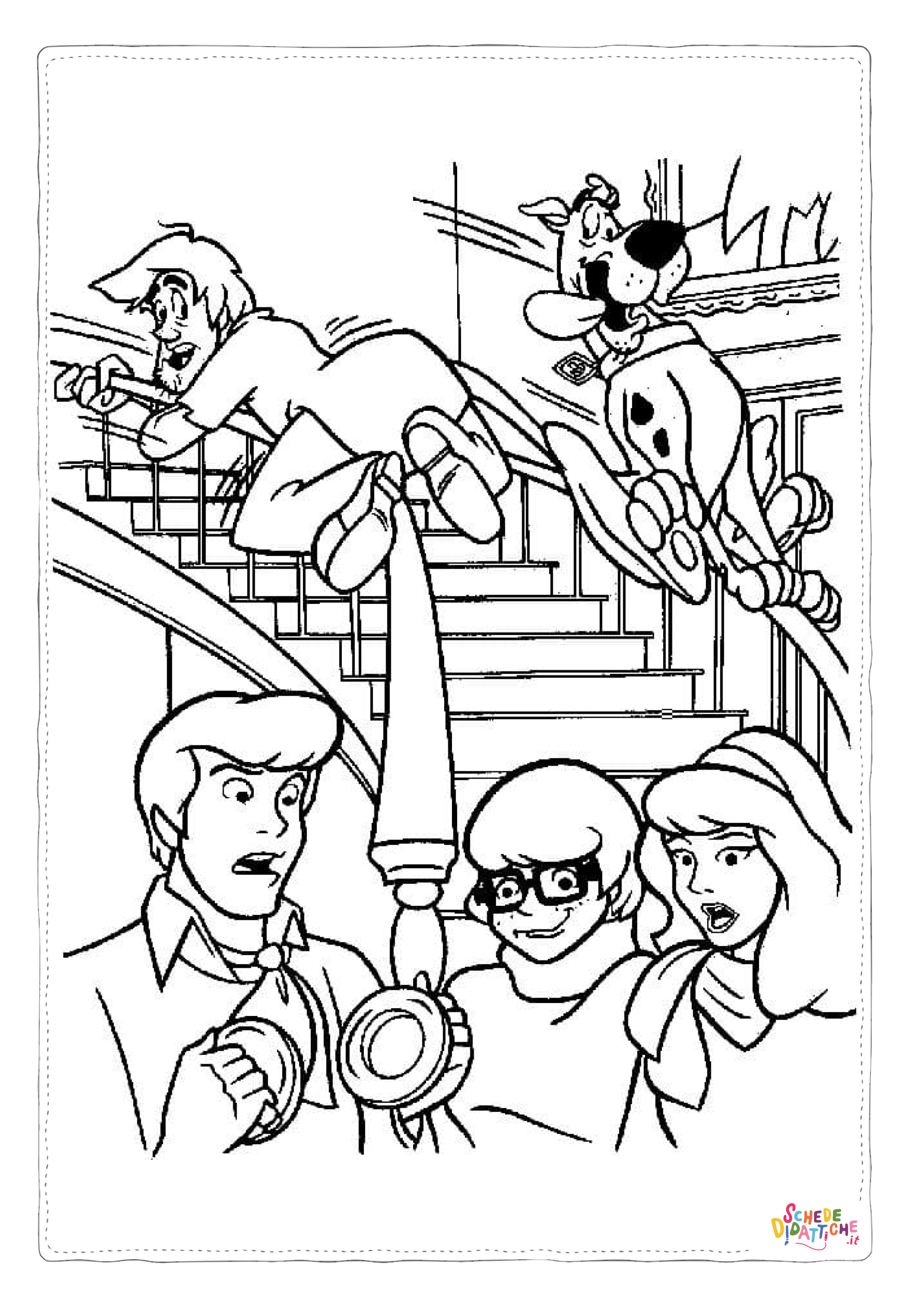 Disegno "Disegno di Scooby Doo da stampare e colorare 64" Disegno di Scooby Doo da stampare e colorare 64