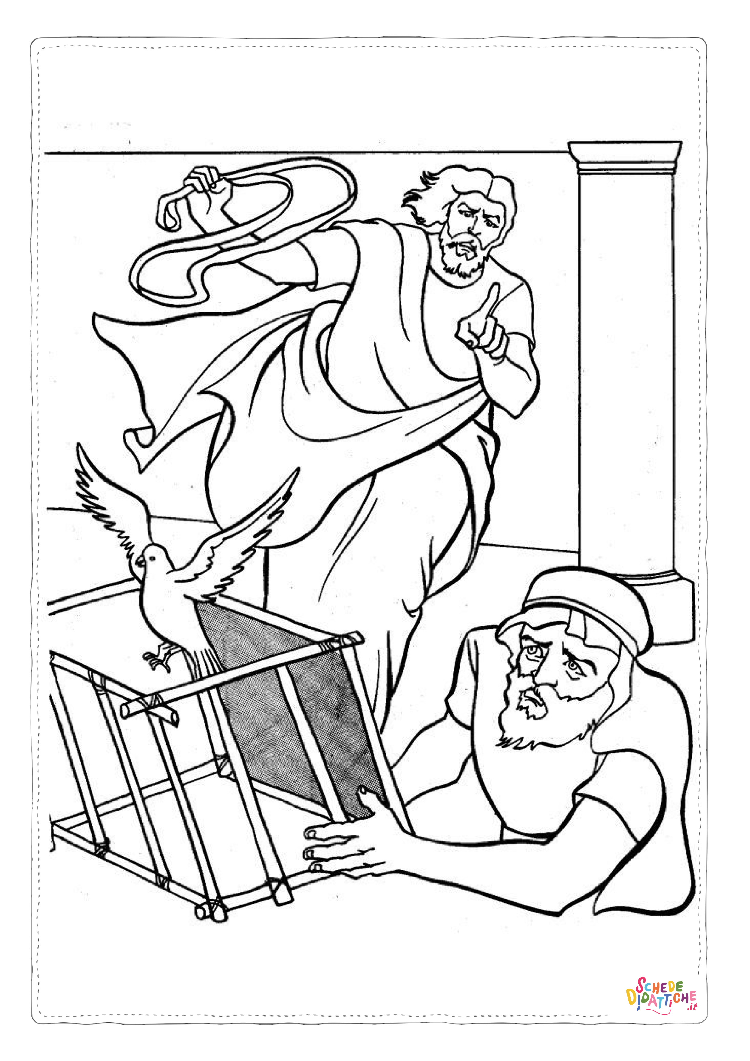 Disegno "Disegno di Cristianesimo da stampare e colorare 335" Disegno di Cristianesimo da stampare e colorare 335