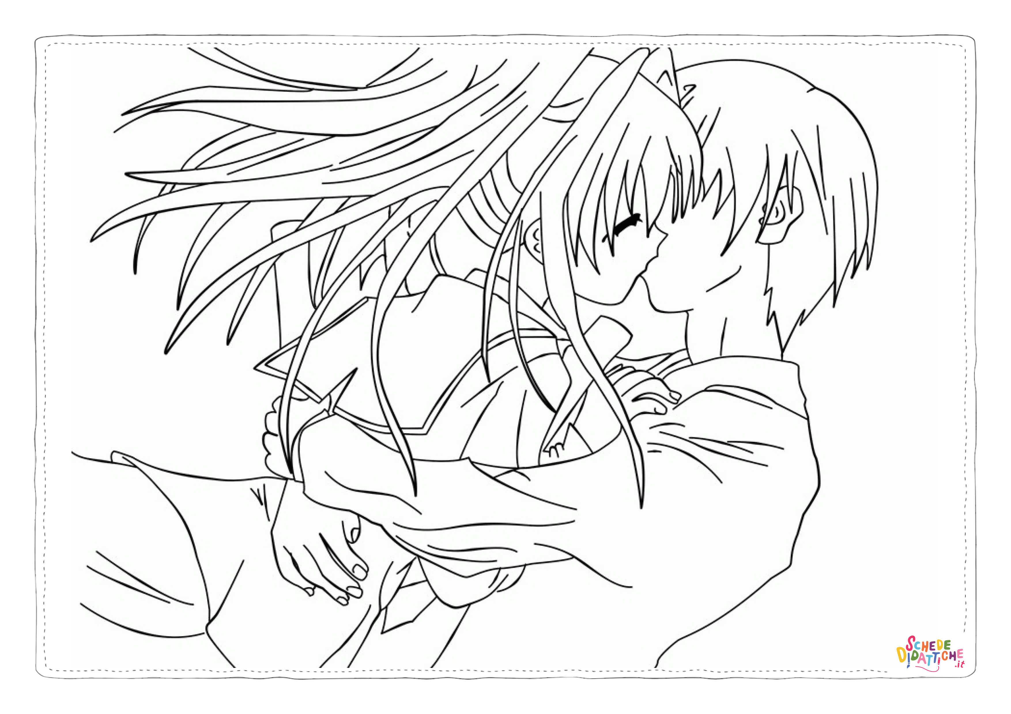 Disegno "Disegno di San Valentino da stampare e colorare 20" Disegno di San Valentino da stampare e colorare 20