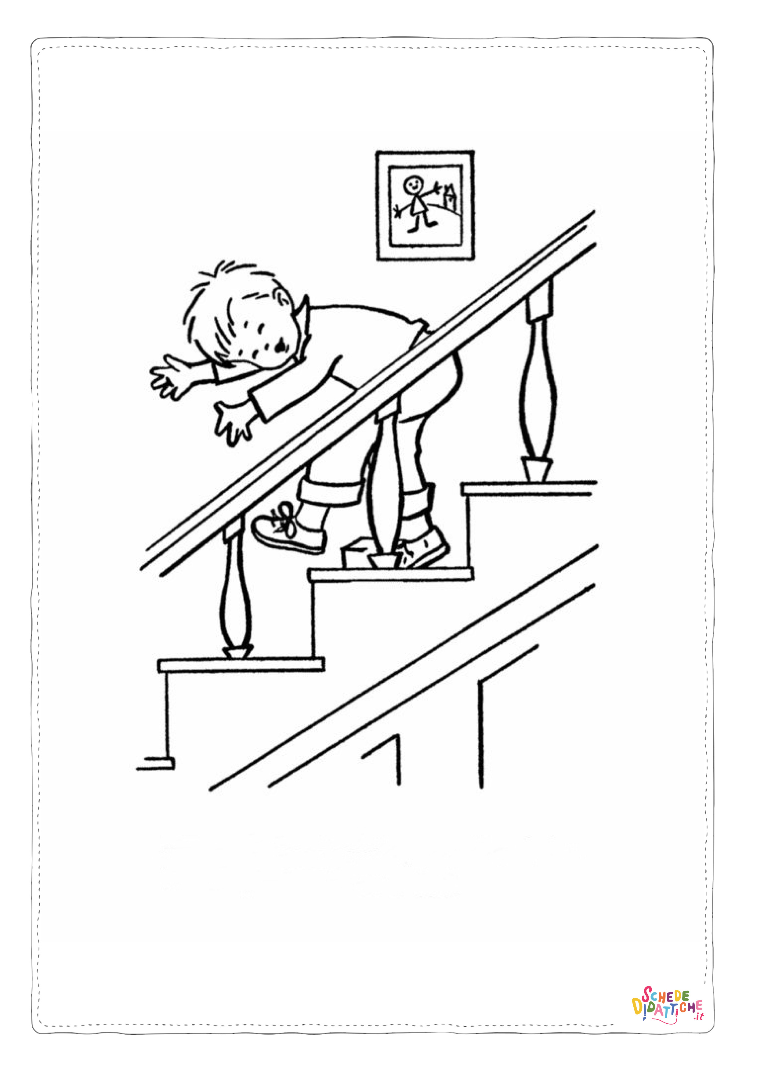 Disegno "Disegno di bambino da stampare e colorare 86" Disegno di bambino da stampare e colorare 86