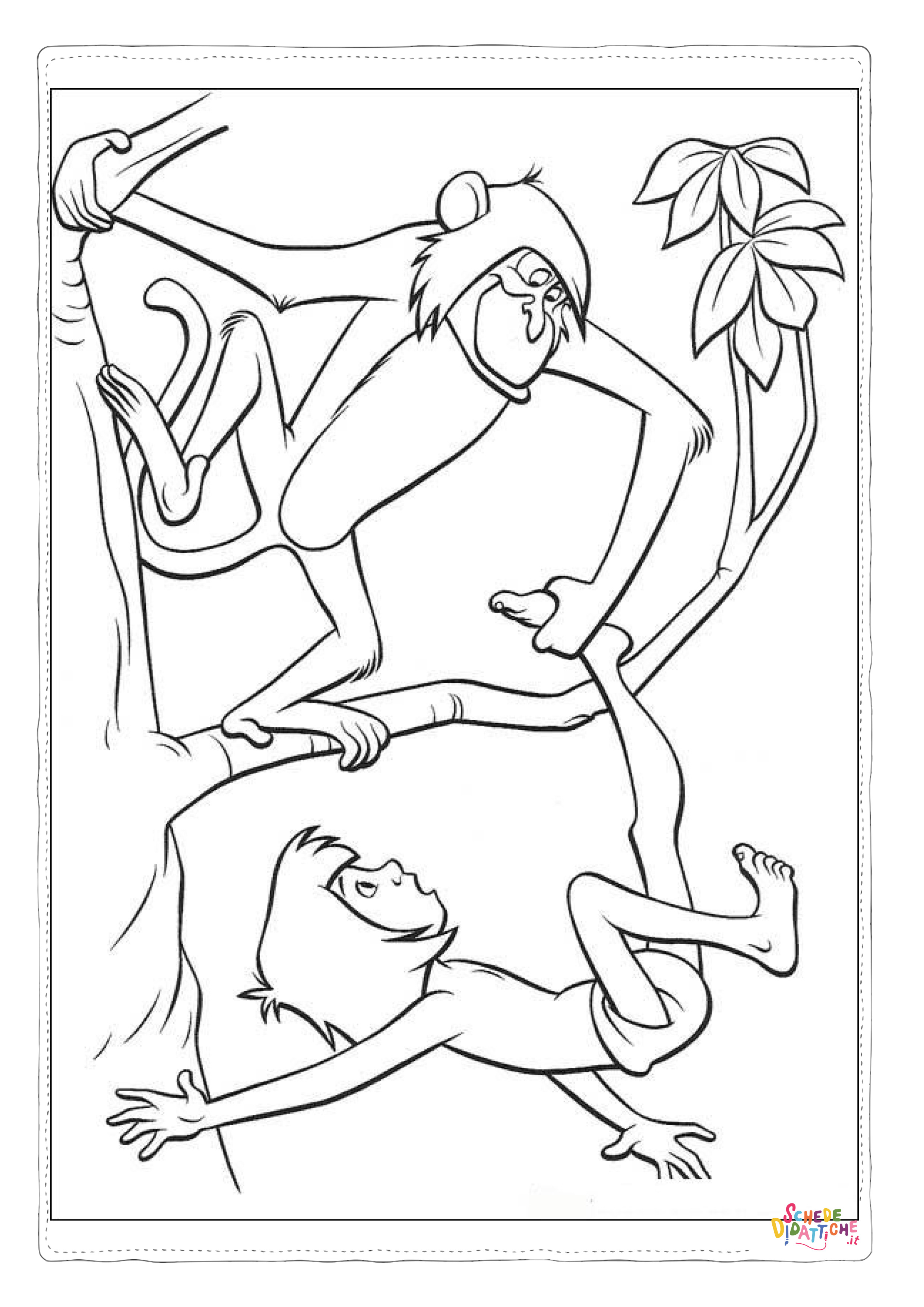 Disegno "Disegno di Il libro della giungla da stampare e colorare 32" Disegno di Il libro della giungla da stampare e colorare 32