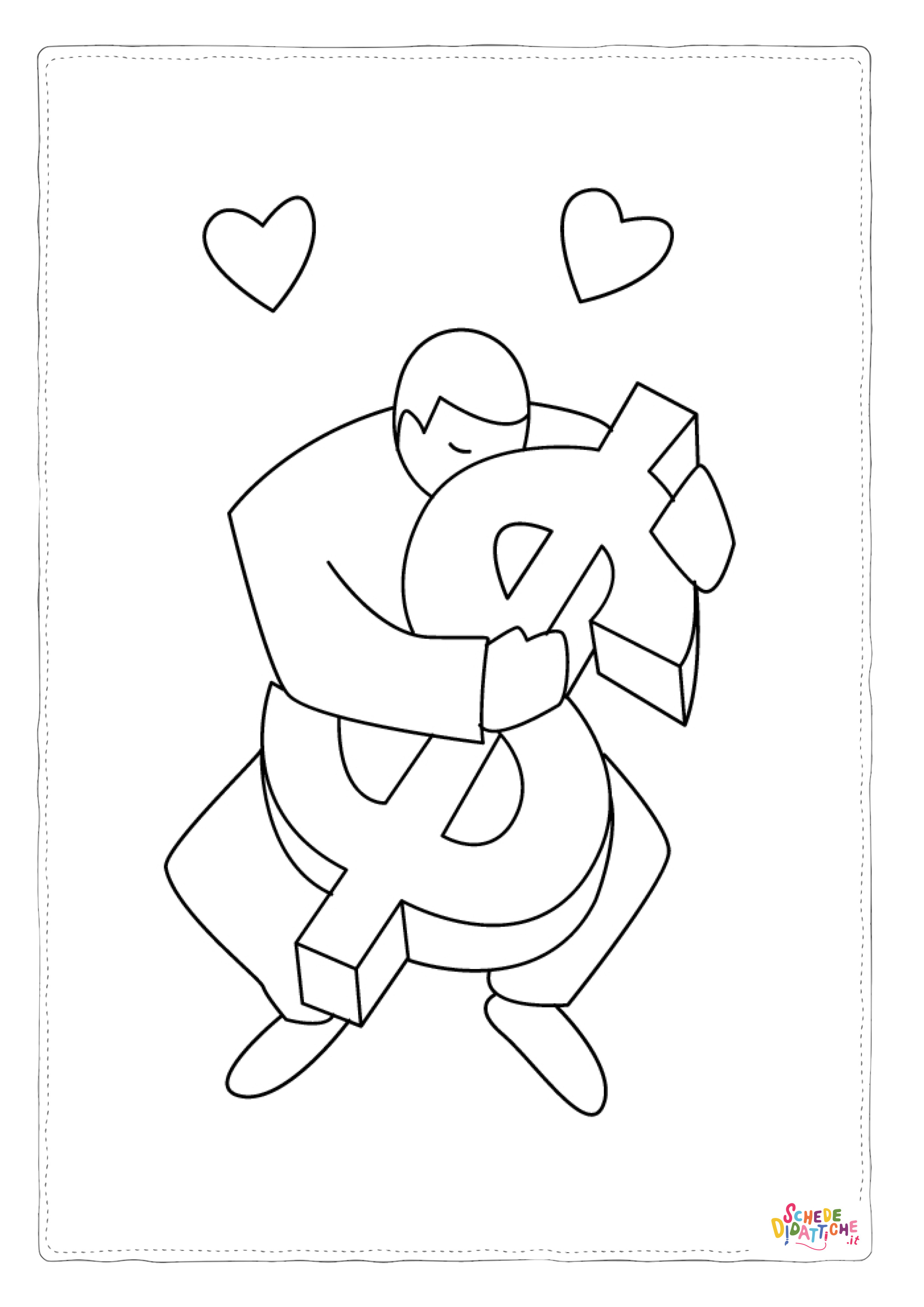 Disegno "Disegno di soldo da stampare e colorare 19" Disegno di soldo da stampare e colorare 19