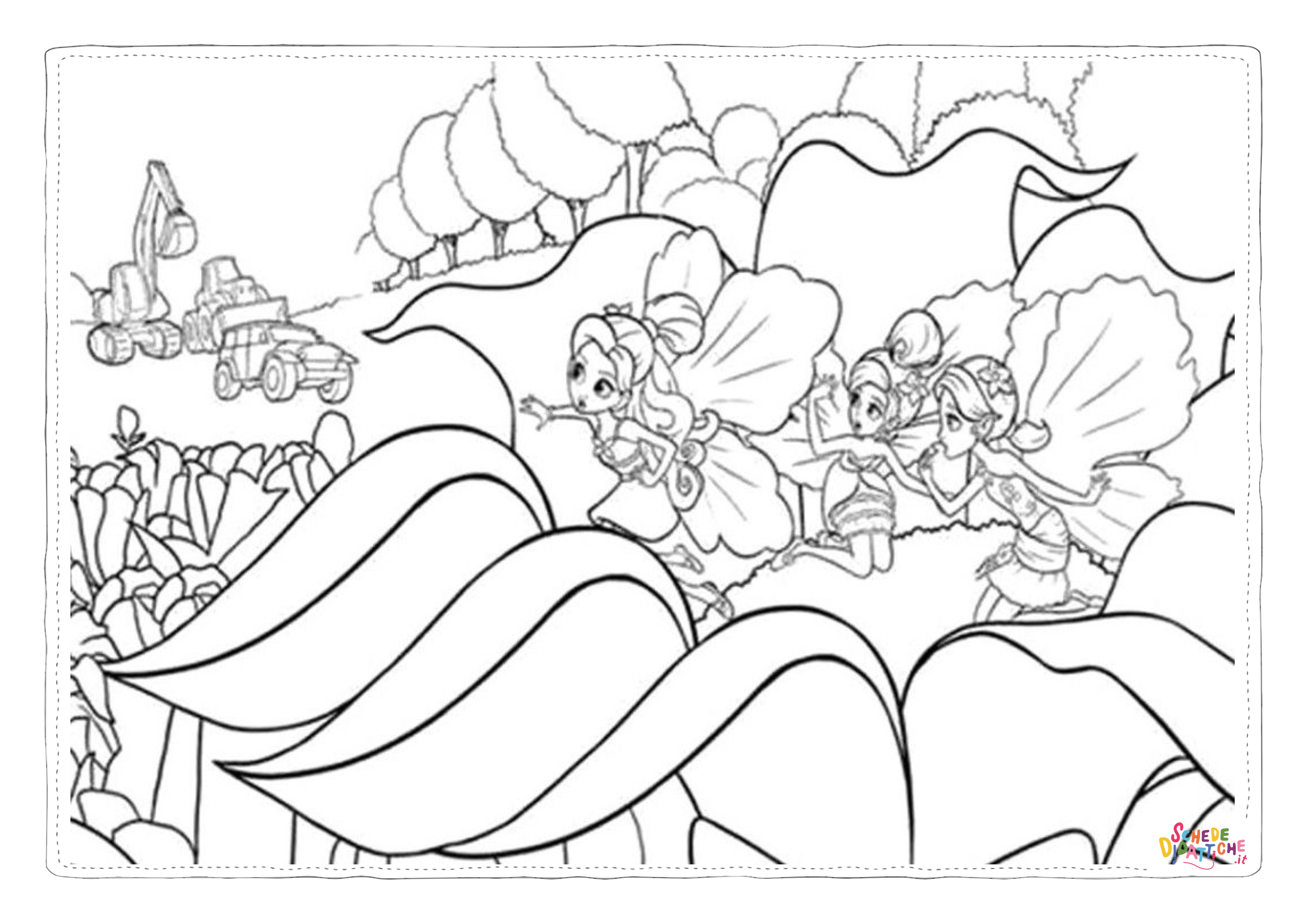 Disegno di fata da stampare e colorare 39