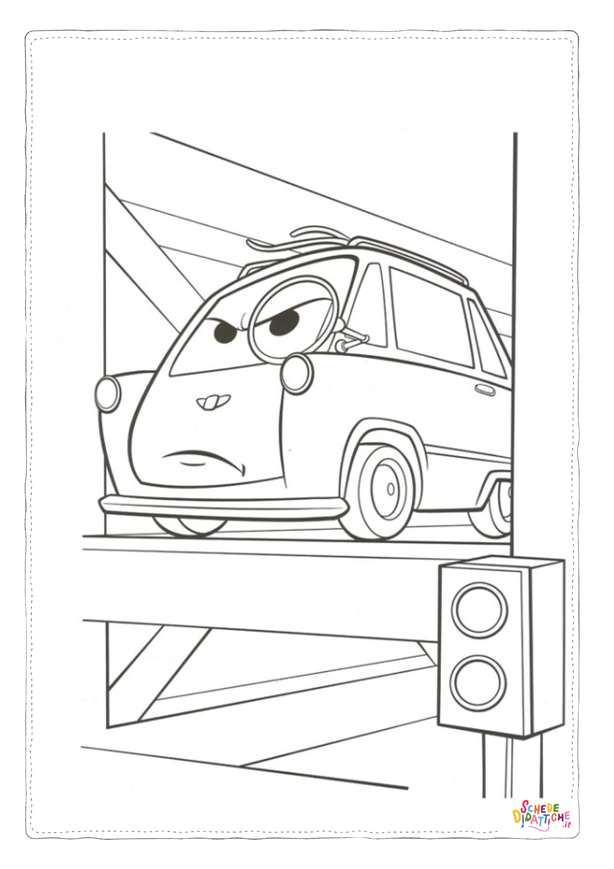 Disegno "Disegno di Cars da stampare e colorare 151" Disegno di Cars da stampare e colorare 151