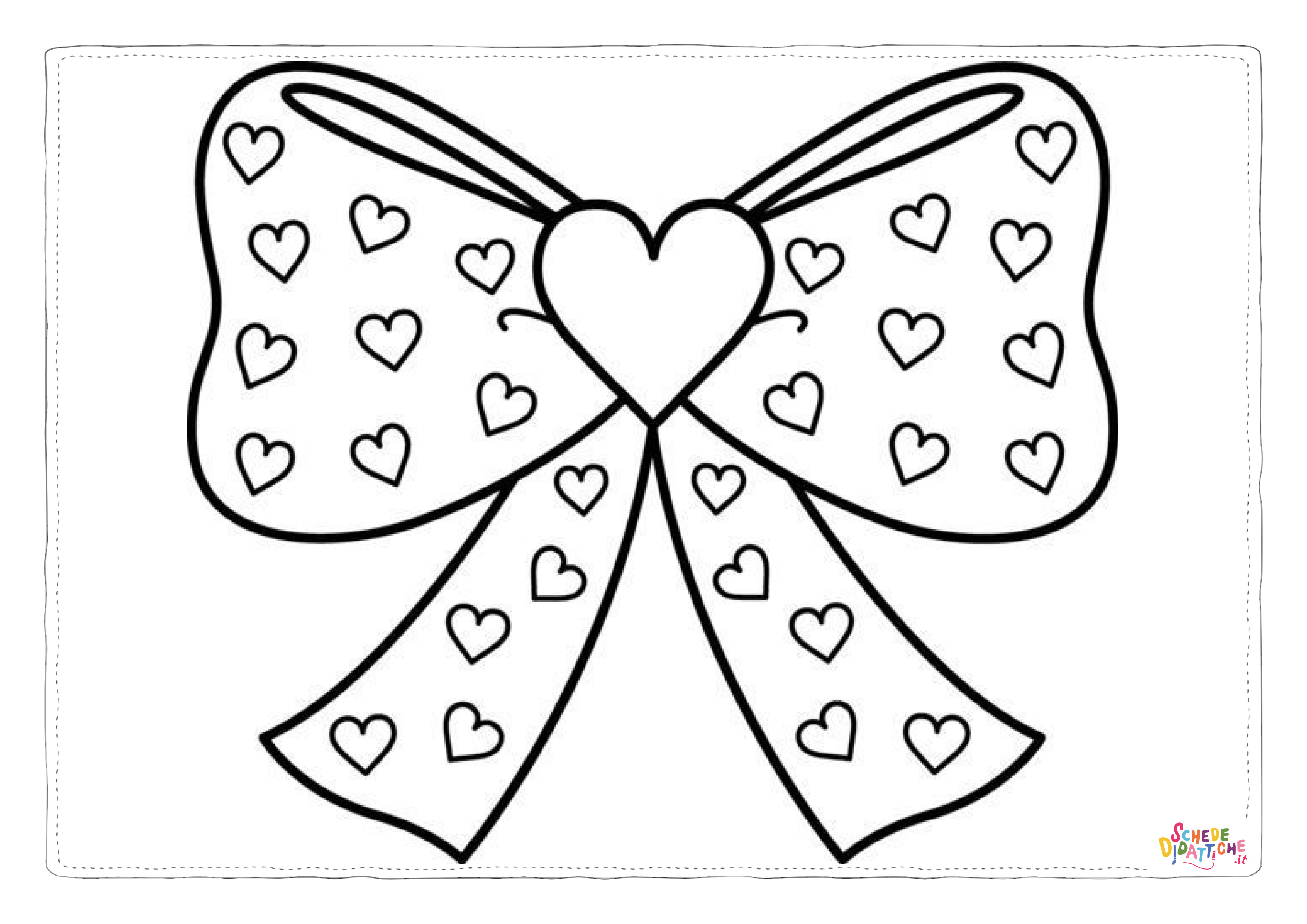 Disegno "Disegno di San Valentino da stampare e colorare 130" Disegno di San Valentino da stampare e colorare 130
