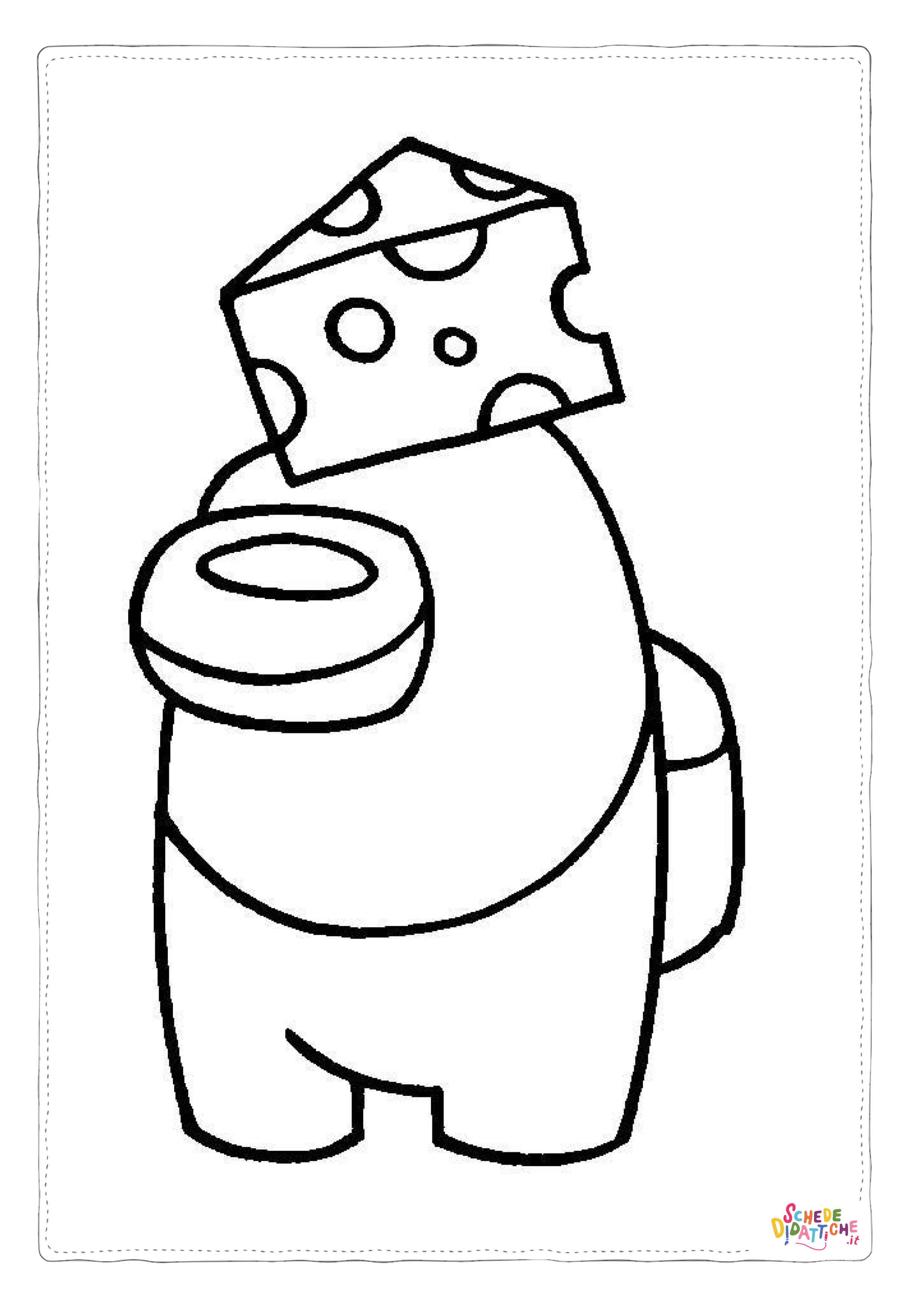 Disegno "Disegno di colazione da stampare e colorare 45" Disegno di colazione da stampare e colorare 45