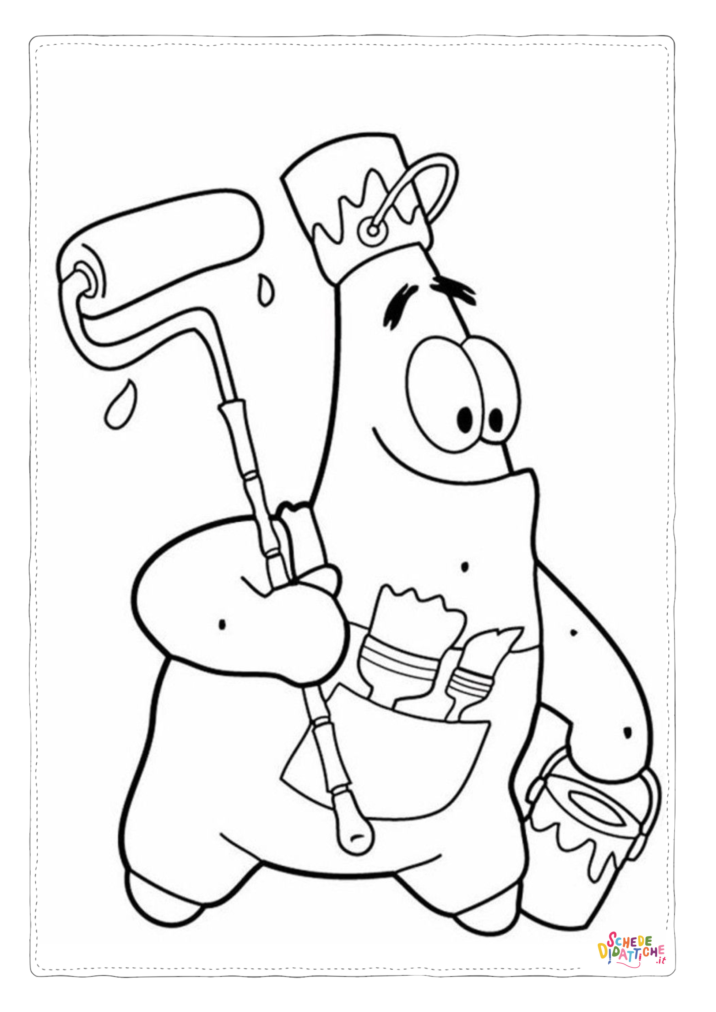 Disegno "Disegno di Spongebob da stampare e colorare 80" Disegno di Spongebob da stampare e colorare 80