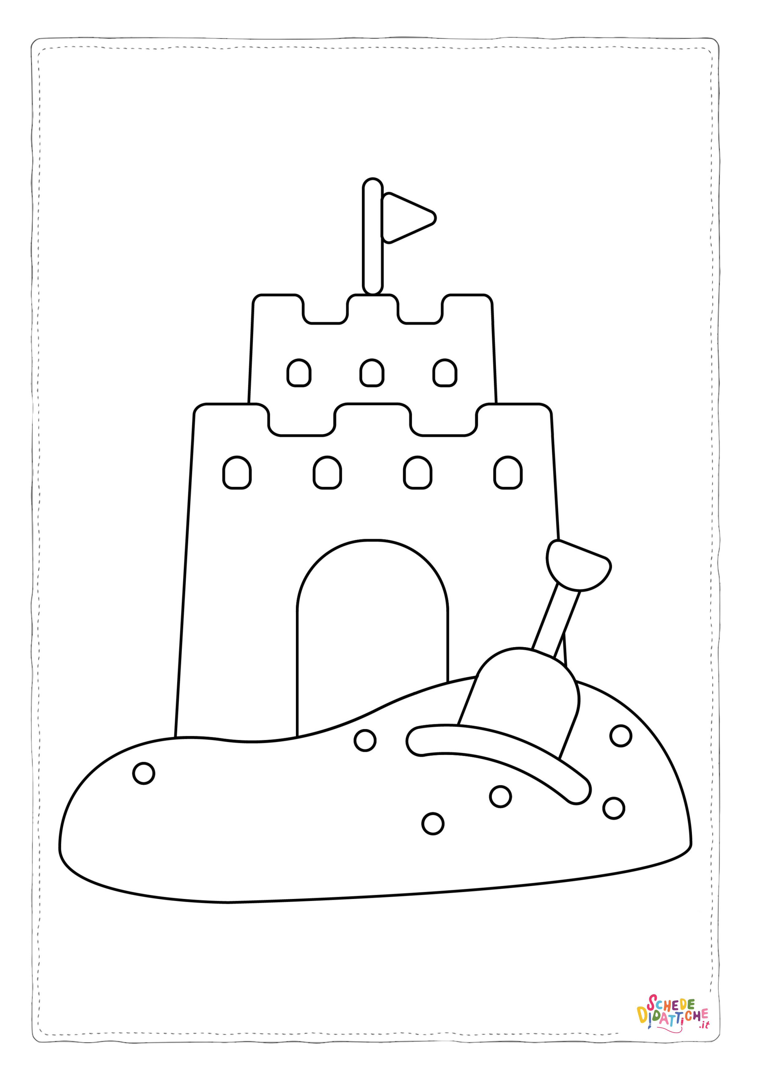 Disegno "Castelli di sapbbia in spiaggia 31" Castelli di sapbbia in spiaggia 31