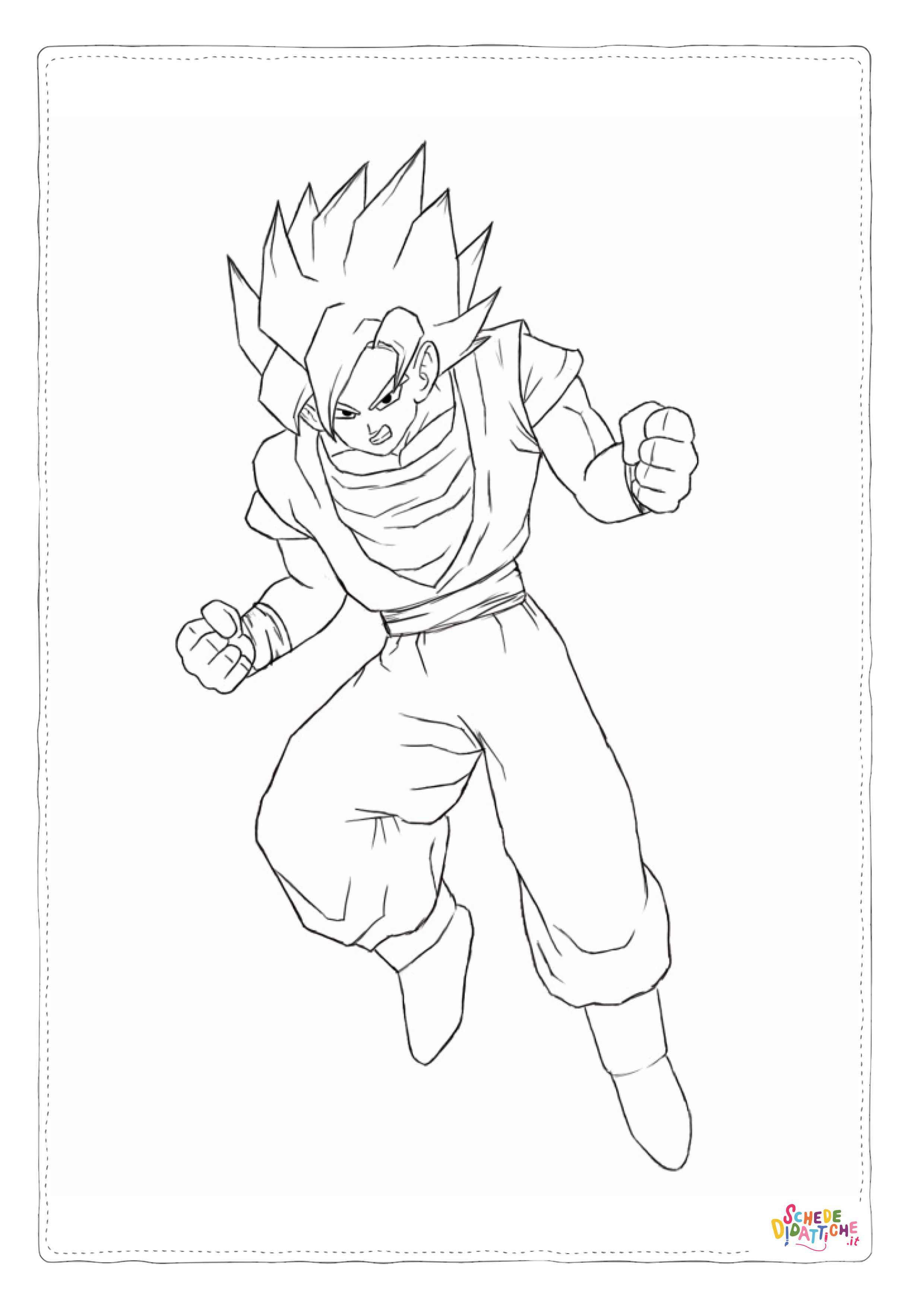 Disegno di Dragon Ball da stampare e colorare 124