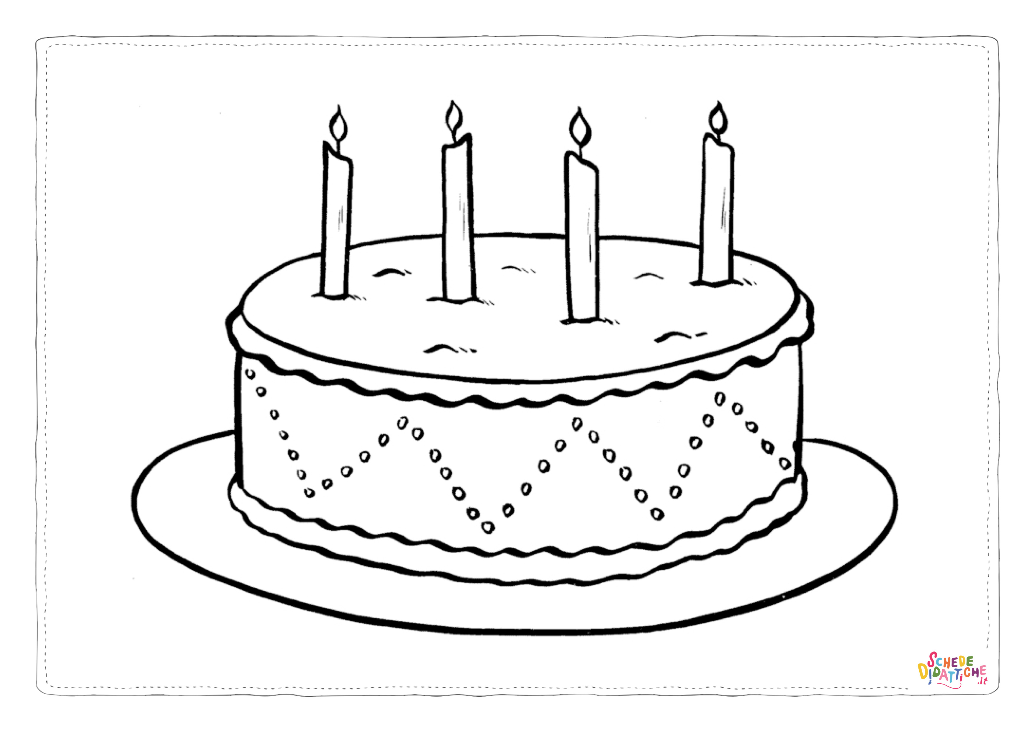 Disegno "Disegno di compleanno da stampare e colorare 35" Disegno di compleanno da stampare e colorare 35