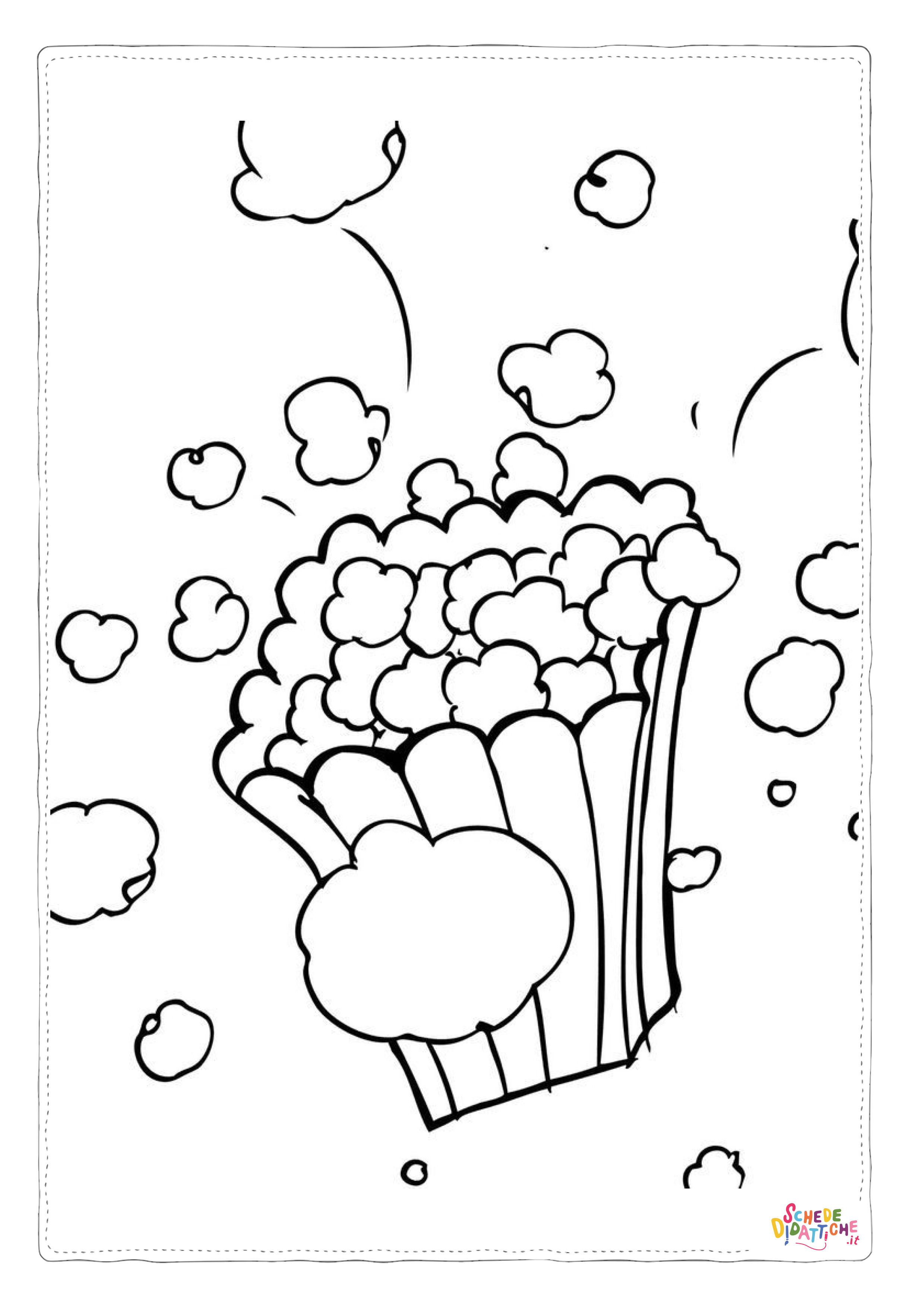 Disegno "Disegno di fast food da stampare e colorare 5" Disegno di fast food da stampare e colorare 5