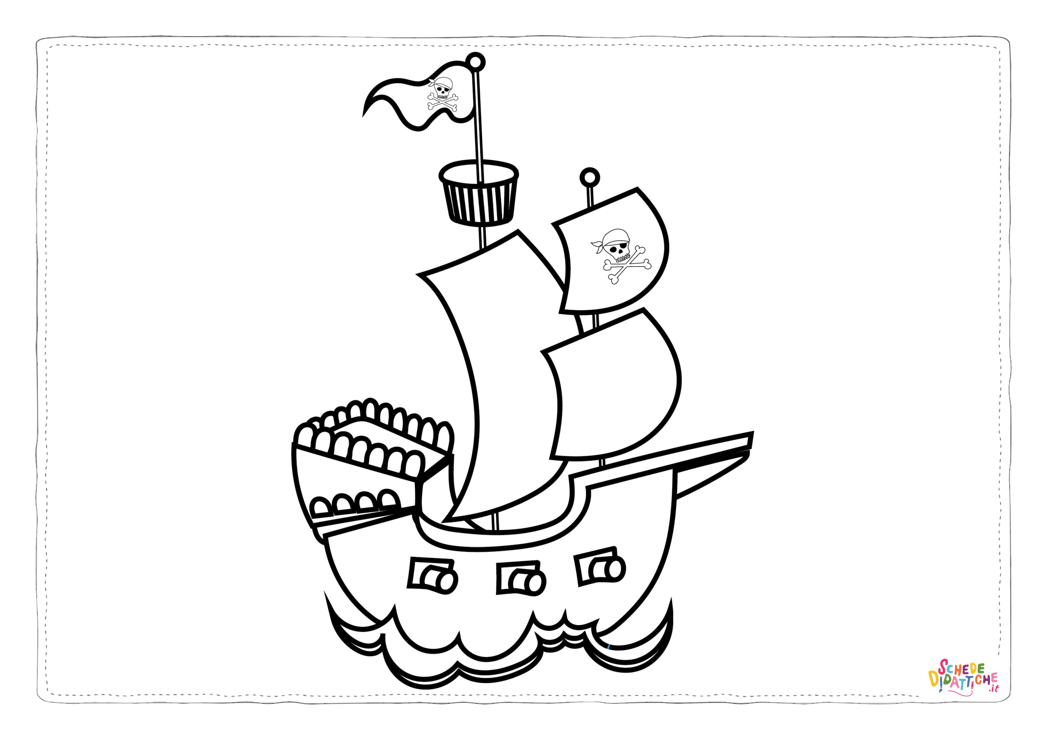 Disegno "PIRATE GIRL STAMPS-02" PIRATE GIRL STAMPS-02