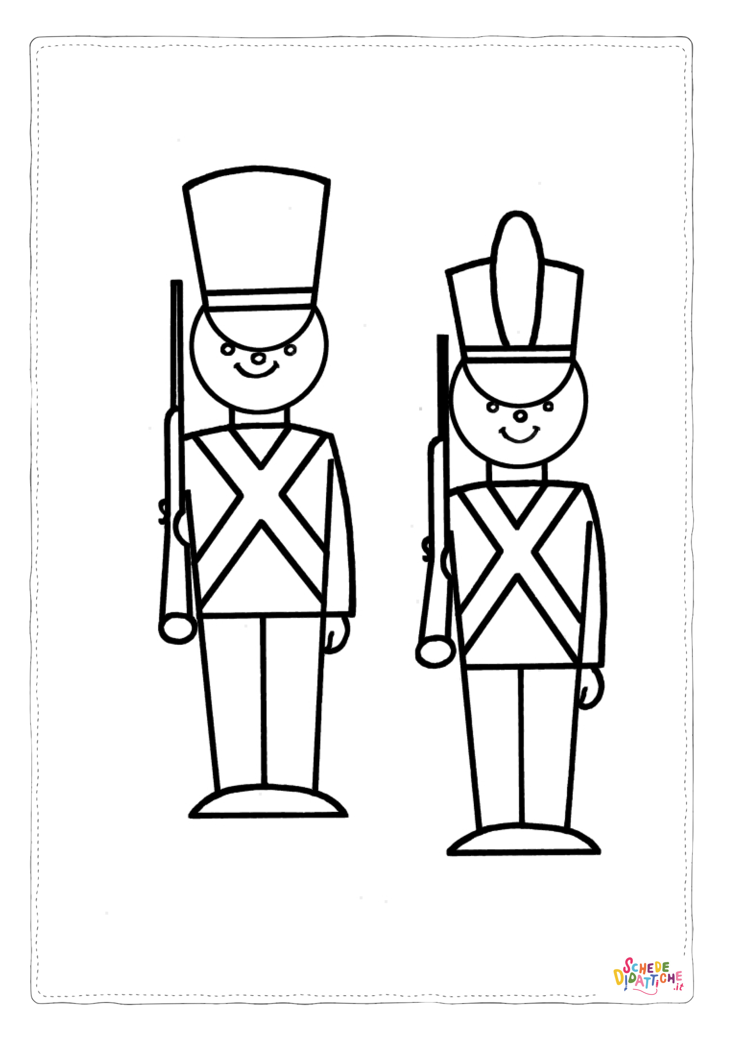 Disegno di soldato da stampare e colorare 33