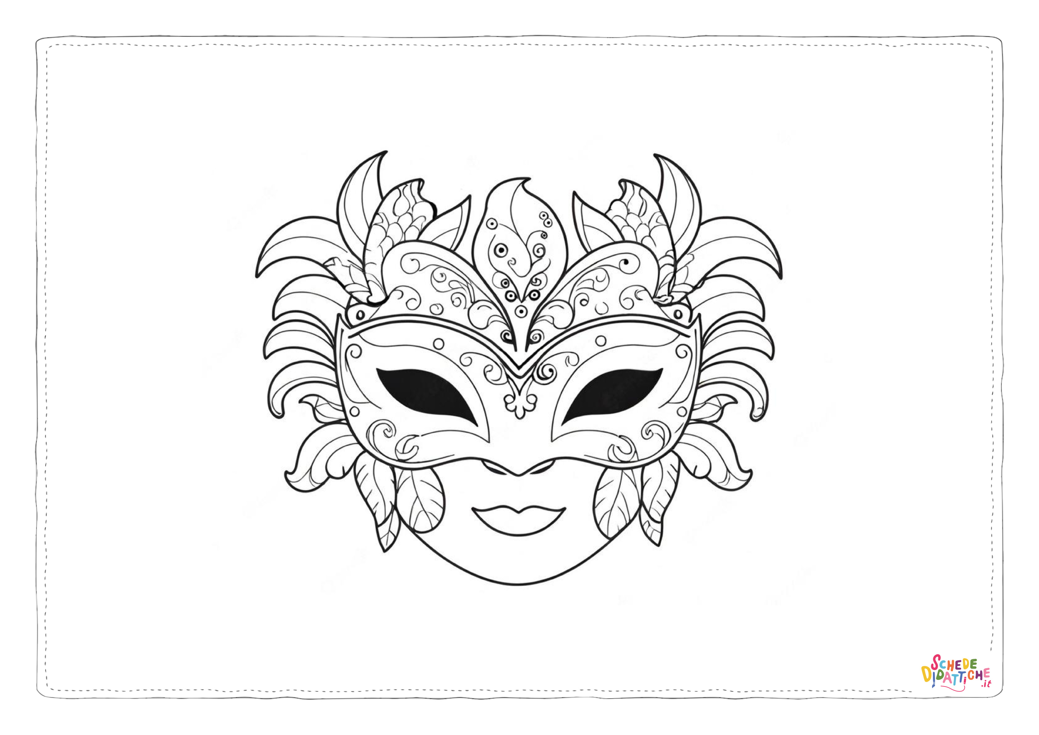 Disegno "Maschera 52" Maschera 52
