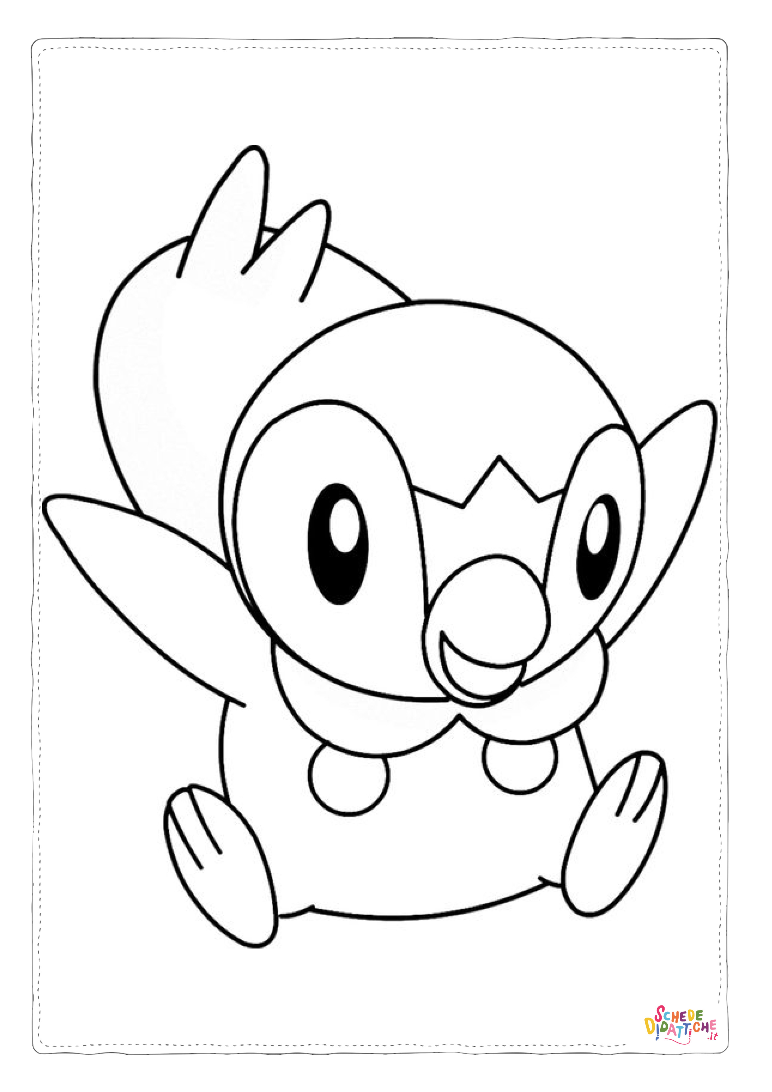 Disegno "Disegno di pinguino da stampare e colorare 25" Disegno di pinguino da stampare e colorare 25