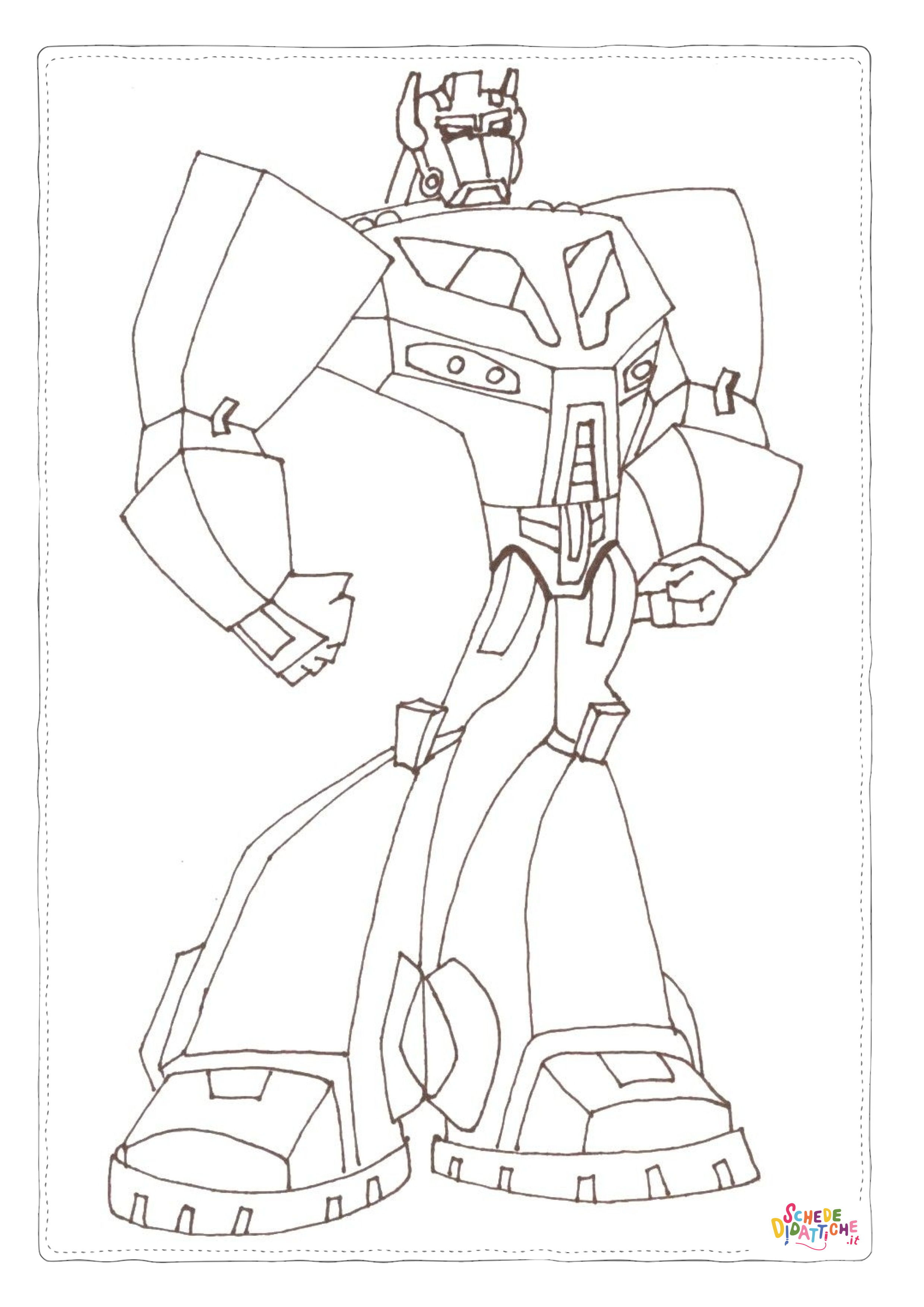 Disegno "Disegno di Transformers da stampare e colorare 6" Disegno di Transformers da stampare e colorare 6