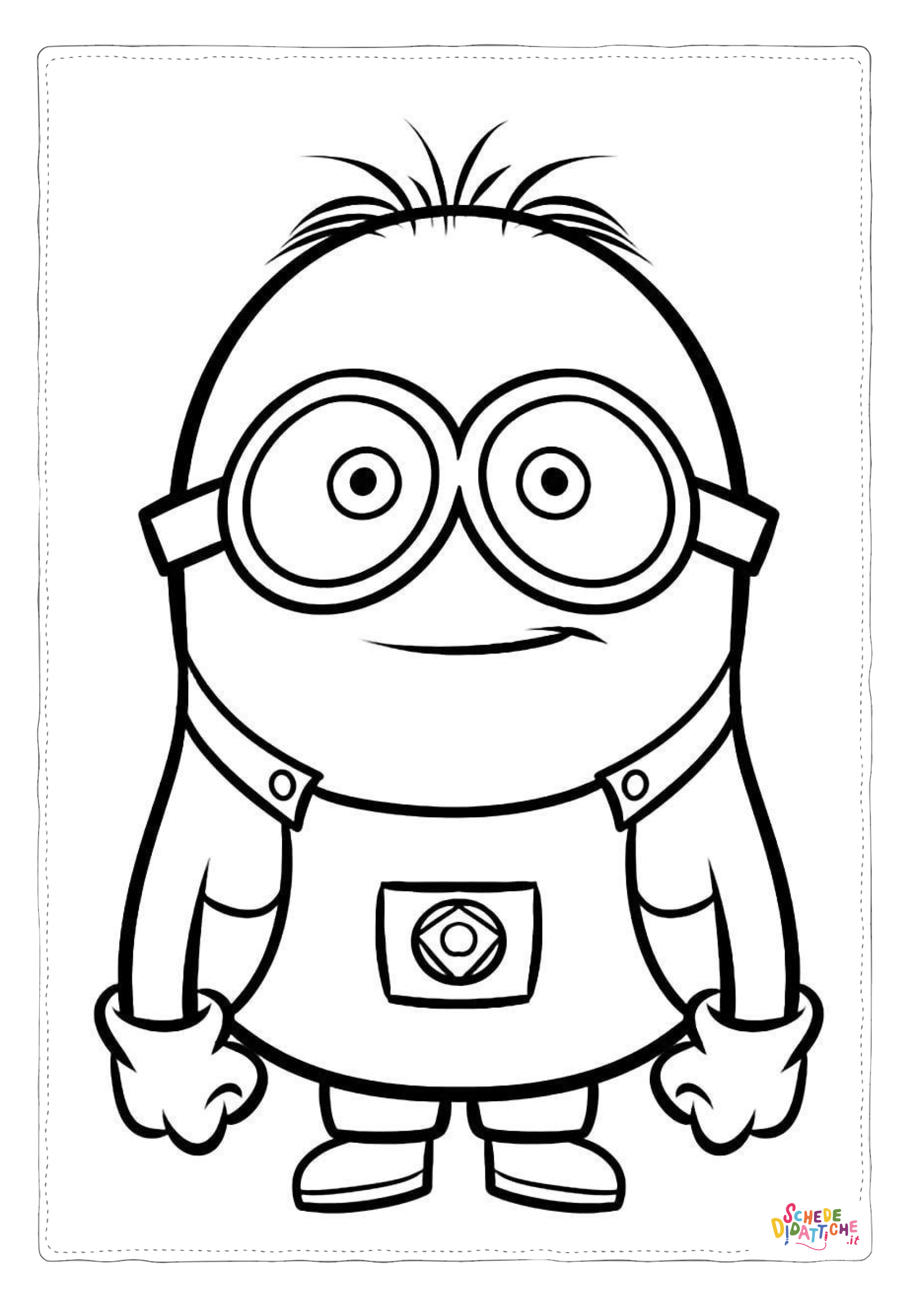 Disegno "Disegno di Cattivissimo me - Minions da stampare e colorare 64" Disegno di Cattivissimo me - Minions da stampare e colorare 64