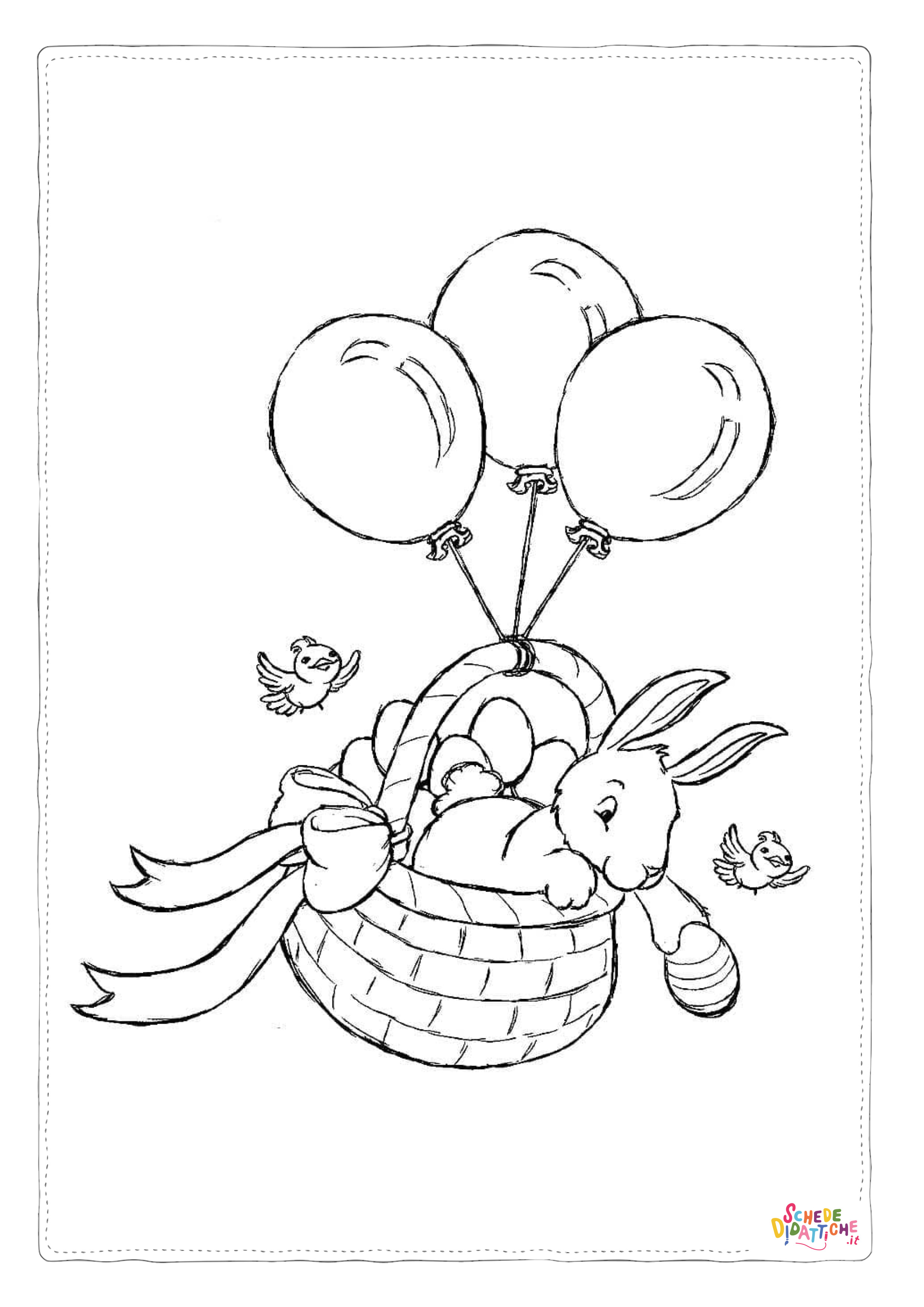 Disegno "Disegno di uovo di Pasqua da stampare e colorare 133" Disegno di uovo di Pasqua da stampare e colorare 133