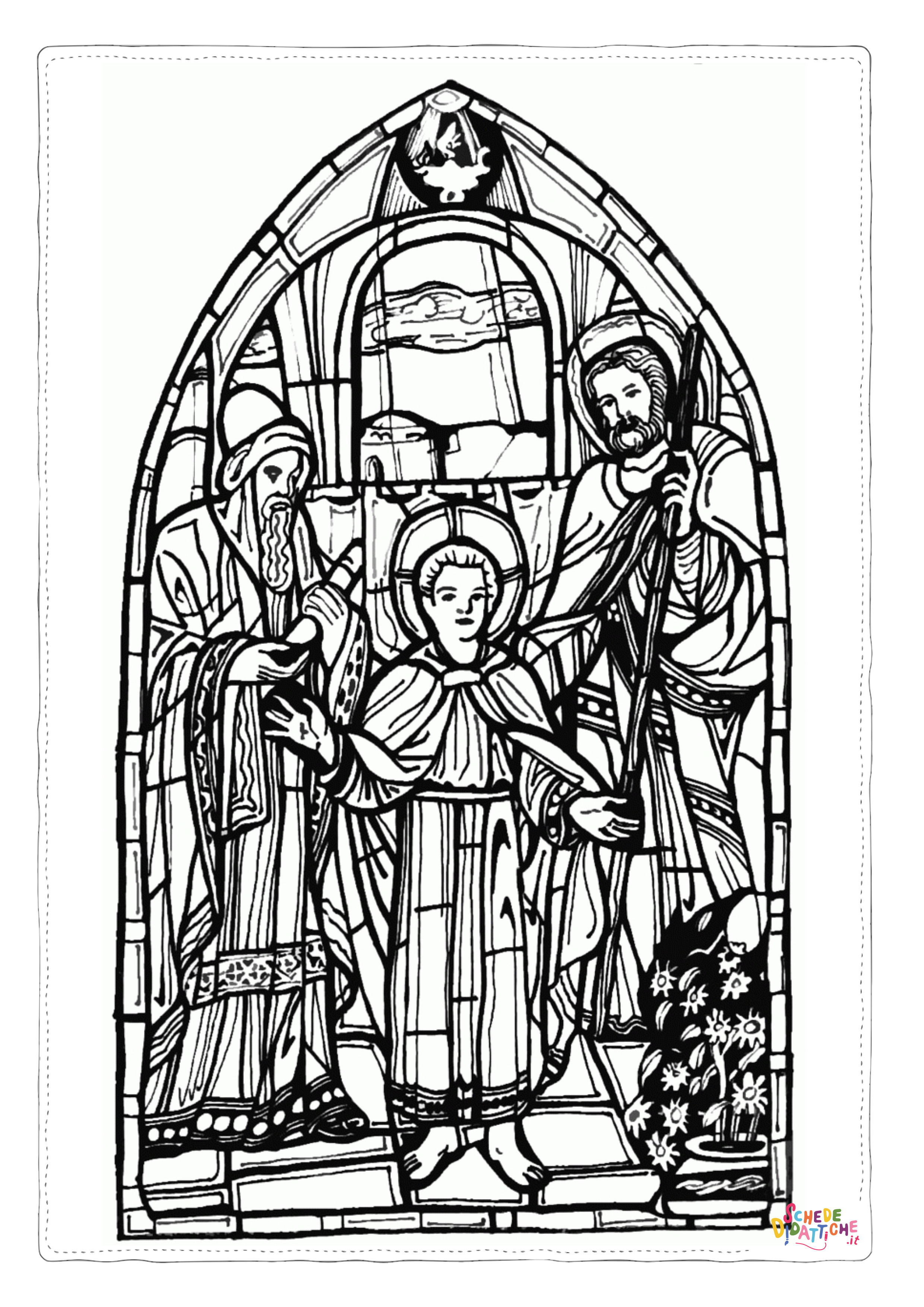 Disegno "Disegno di Cristianesimo da stampare e colorare 221" Disegno di Cristianesimo da stampare e colorare 221