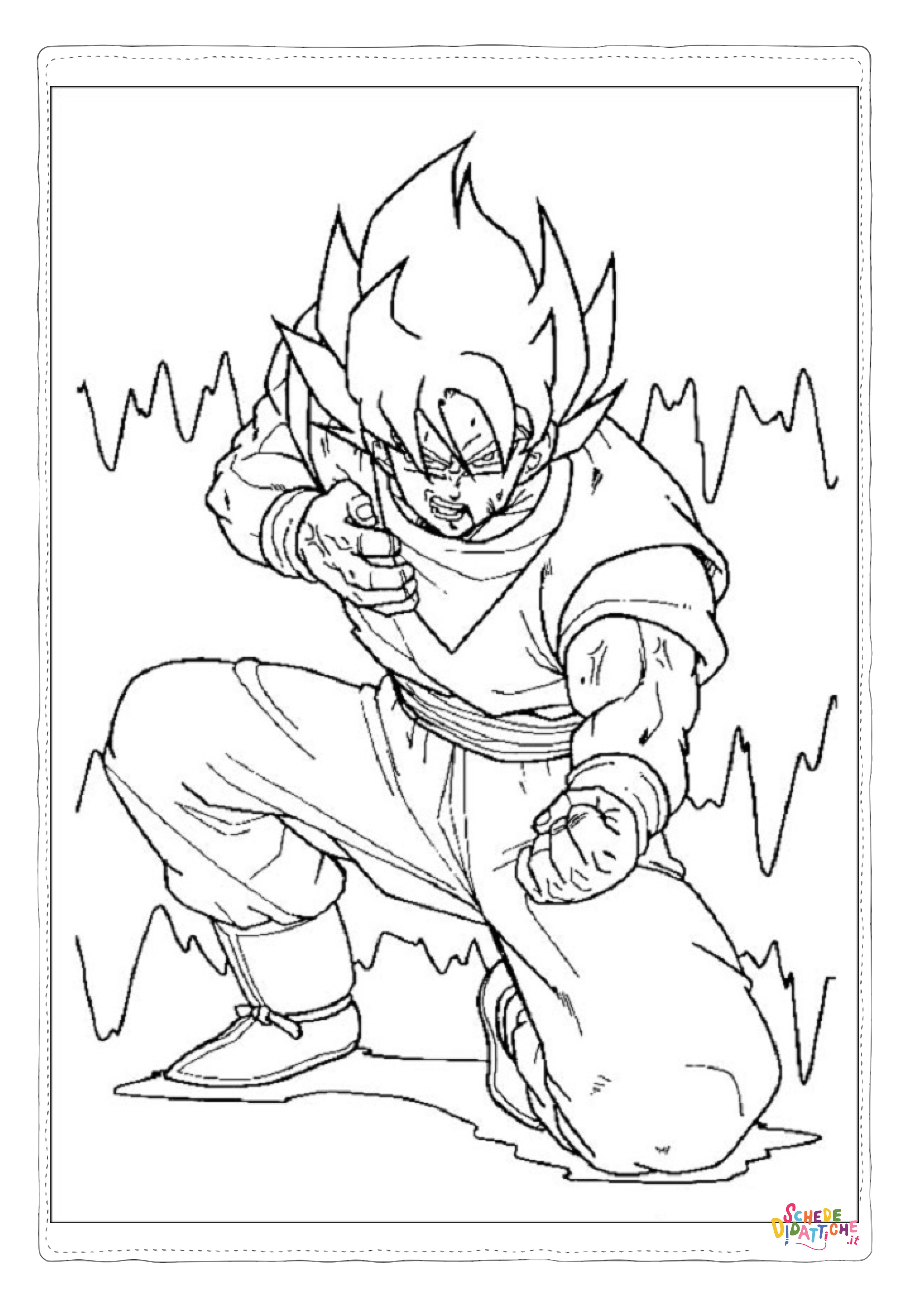 Disegno "Disegno di Dragon Ball da stampare e colorare 85" Disegno di Dragon Ball da stampare e colorare 85