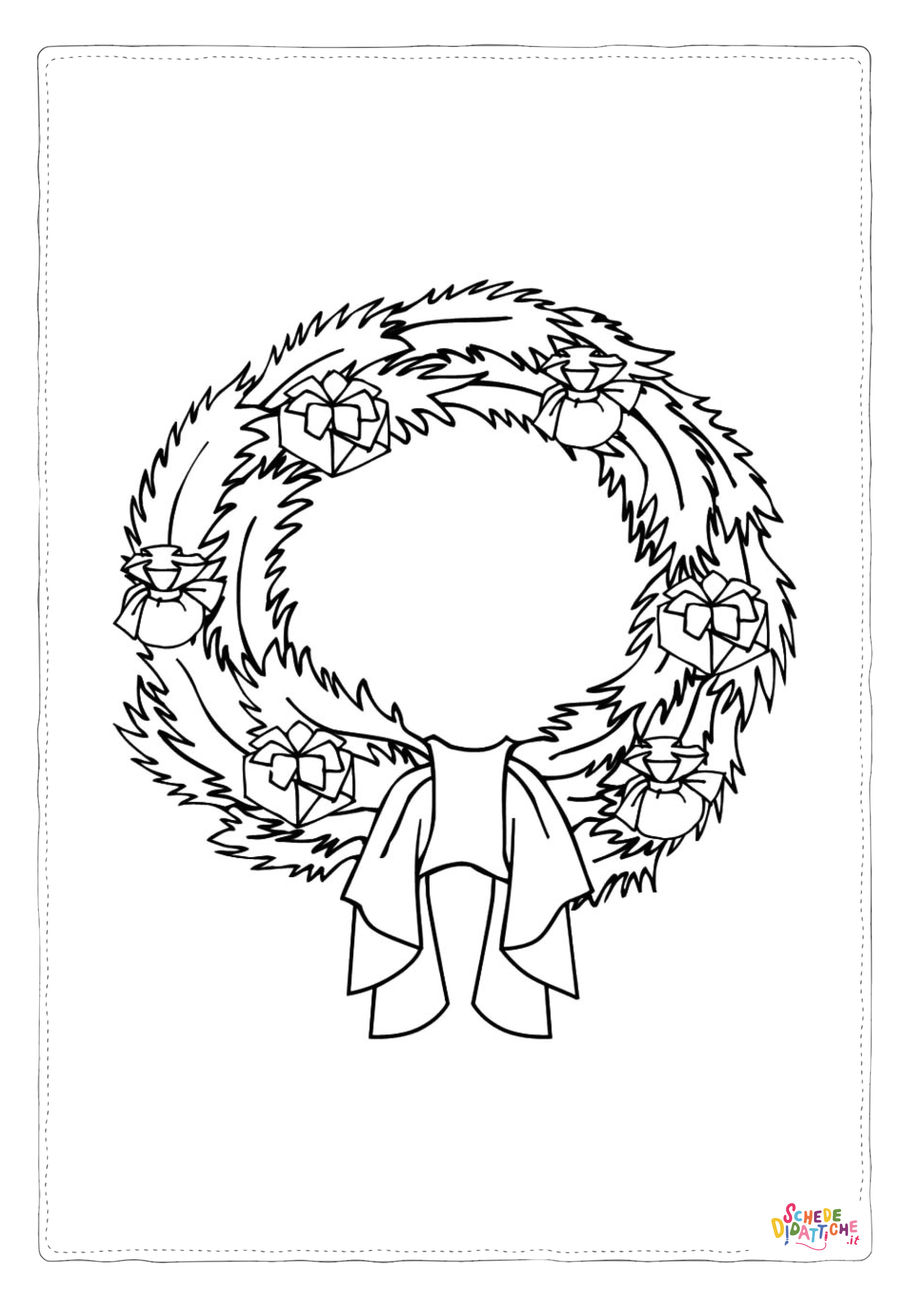 Disegno "Disegno di palla di Natale da stampare e colorare 49" Disegno di palla di Natale da stampare e colorare 49