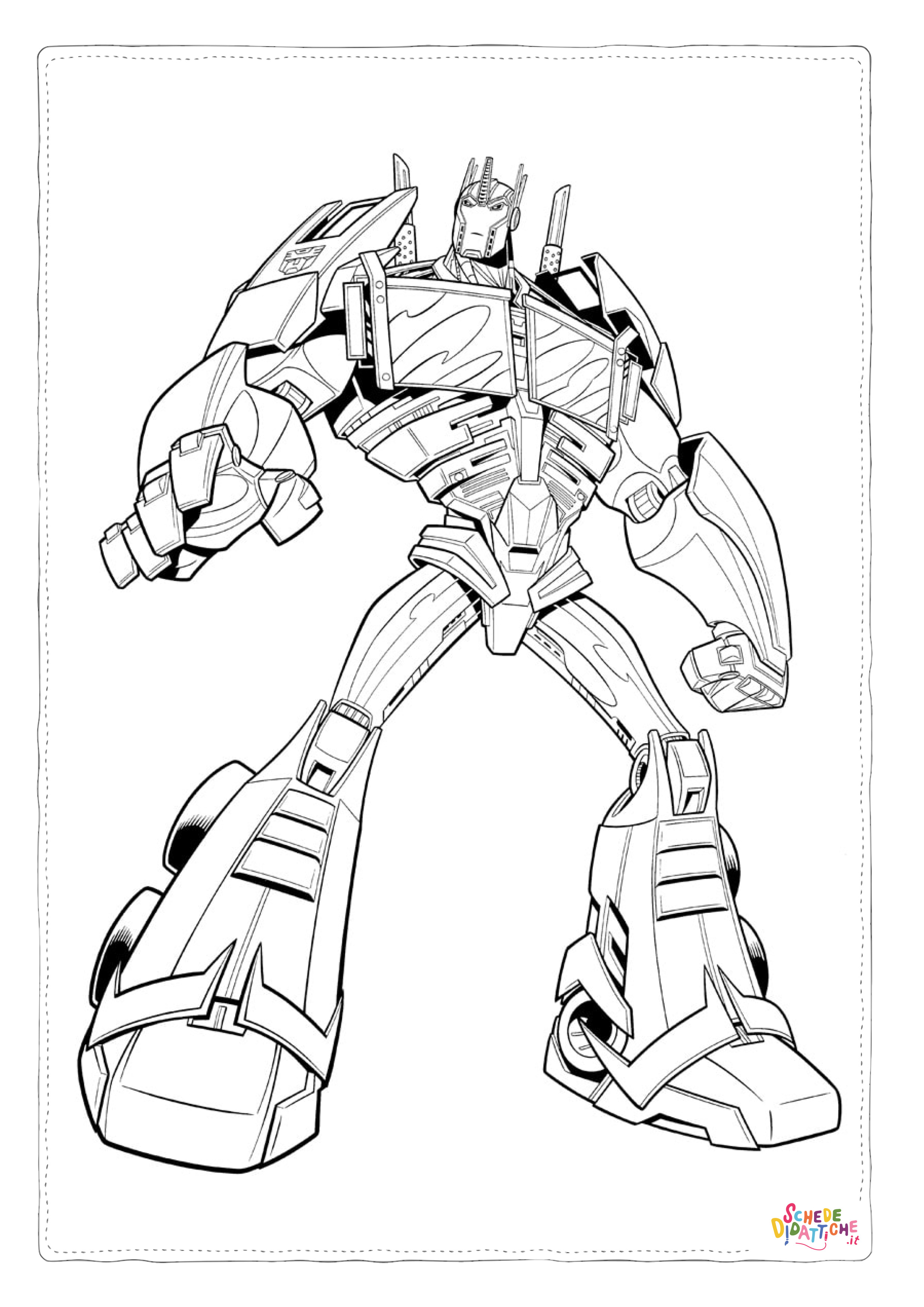 Disegno "Disegno di Transformers da stampare e colorare 35" Disegno di Transformers da stampare e colorare 35