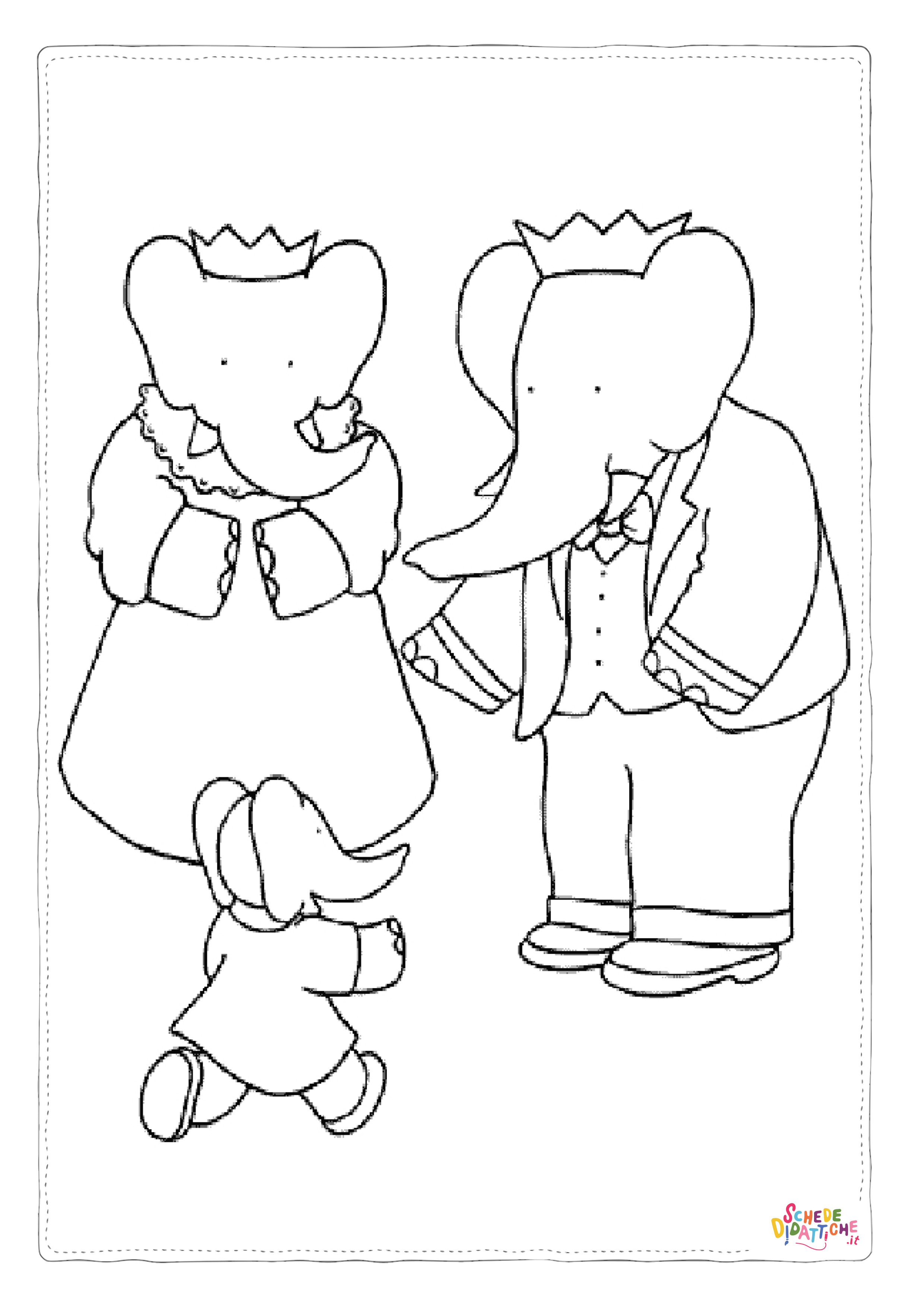 Disegno di Barbapap da stampare e colorare 10