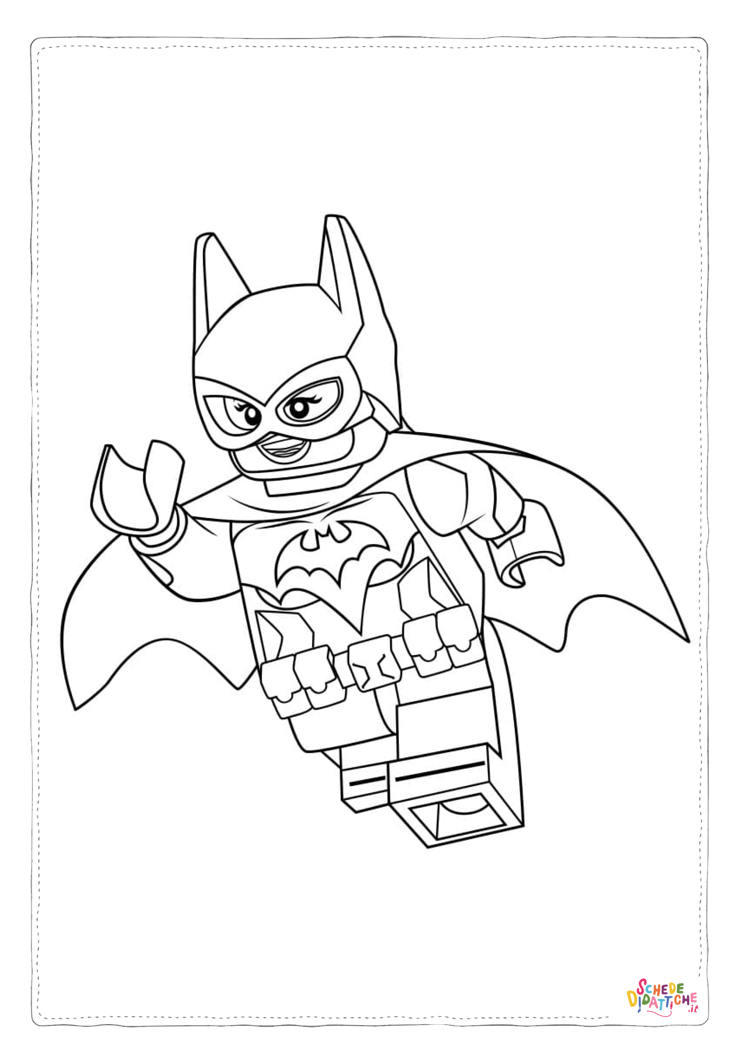 Disegno di LEGO Batman da stampare e colorare 20