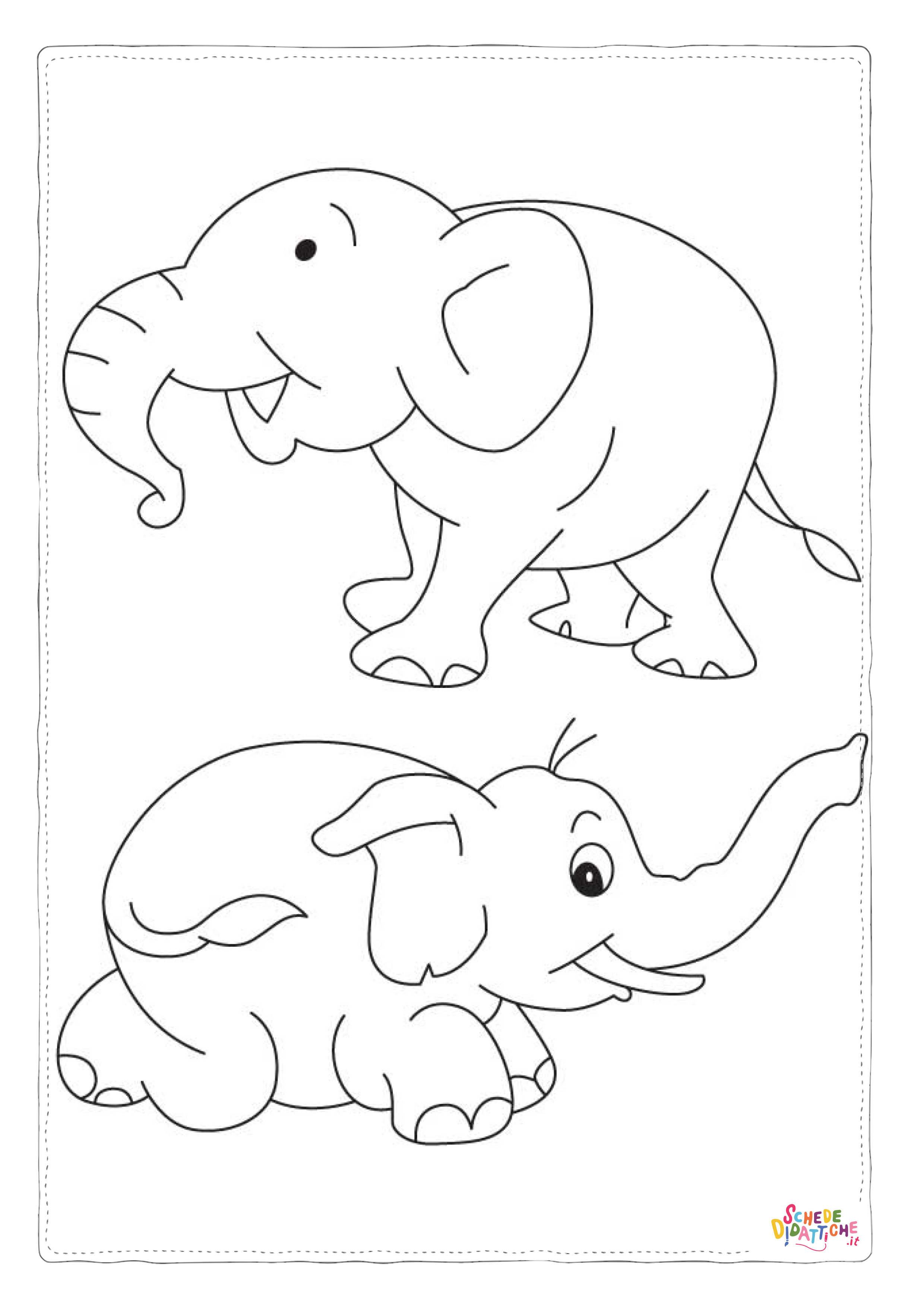 Disegno di Dumbo da stampare e colorare 11
