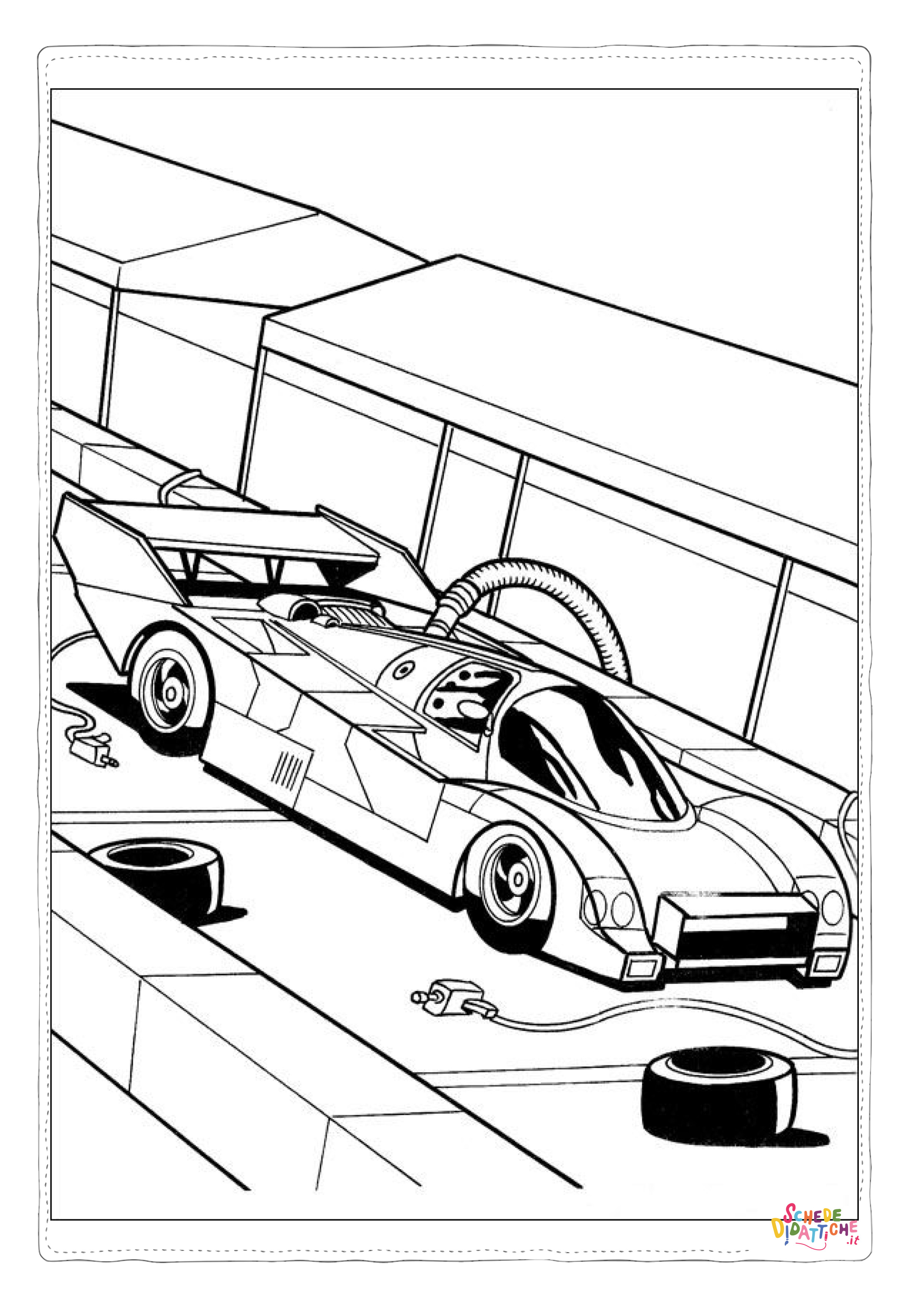 Disegno "Disegno di automobile da stampare e colorare 214" Disegno di automobile da stampare e colorare 214