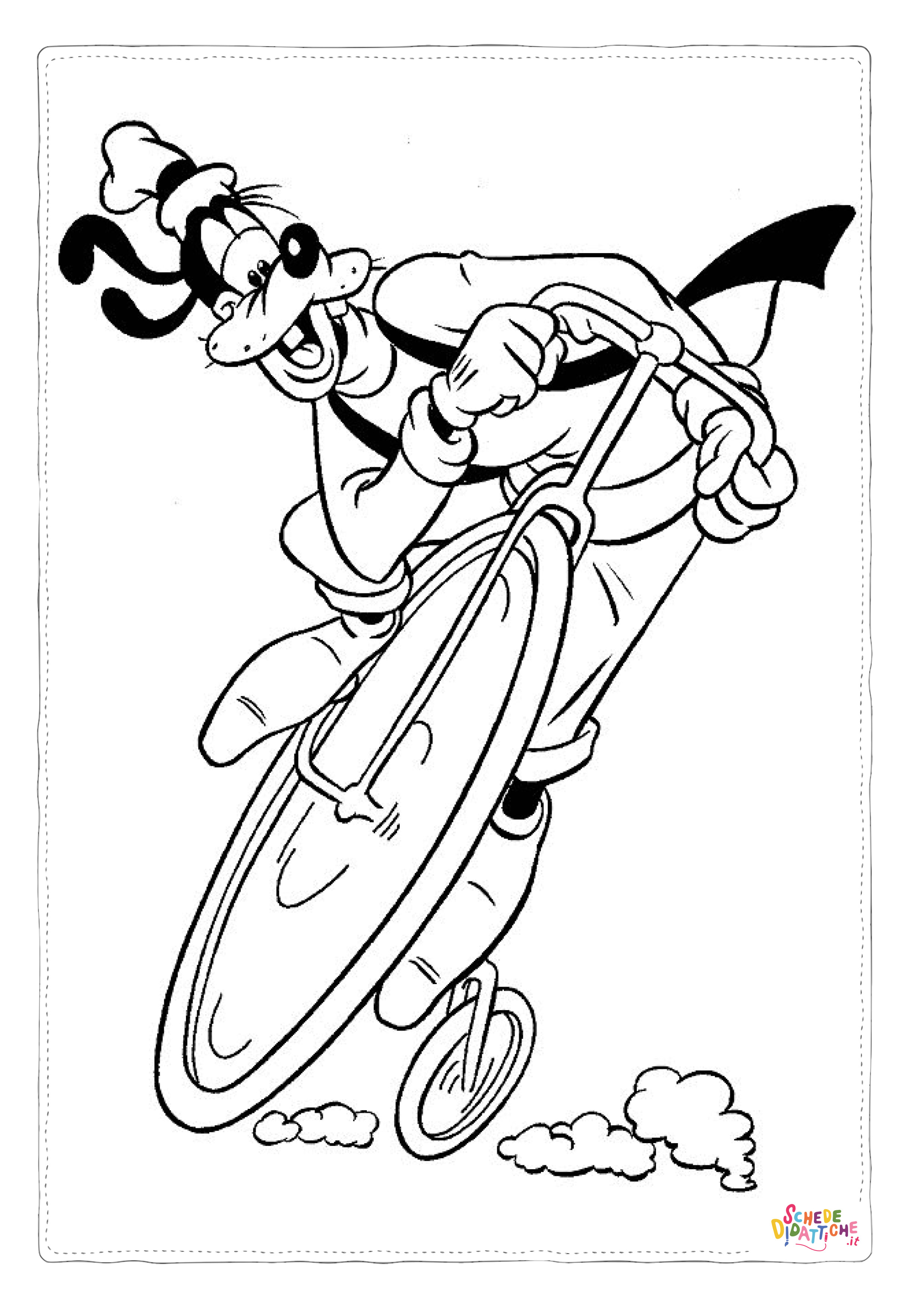 Disegno "Disegno di Pippo da stampare e colorare 46" Disegno di Pippo da stampare e colorare 46