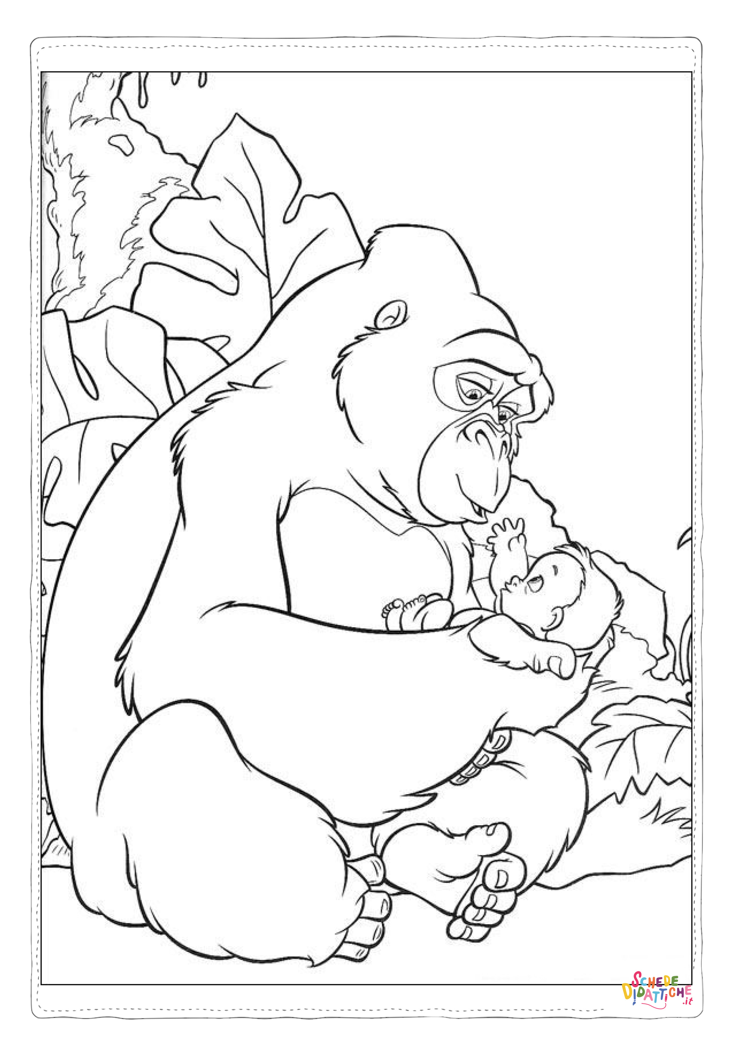 Disegno di Il libro della giungla da stampare e colorare 72