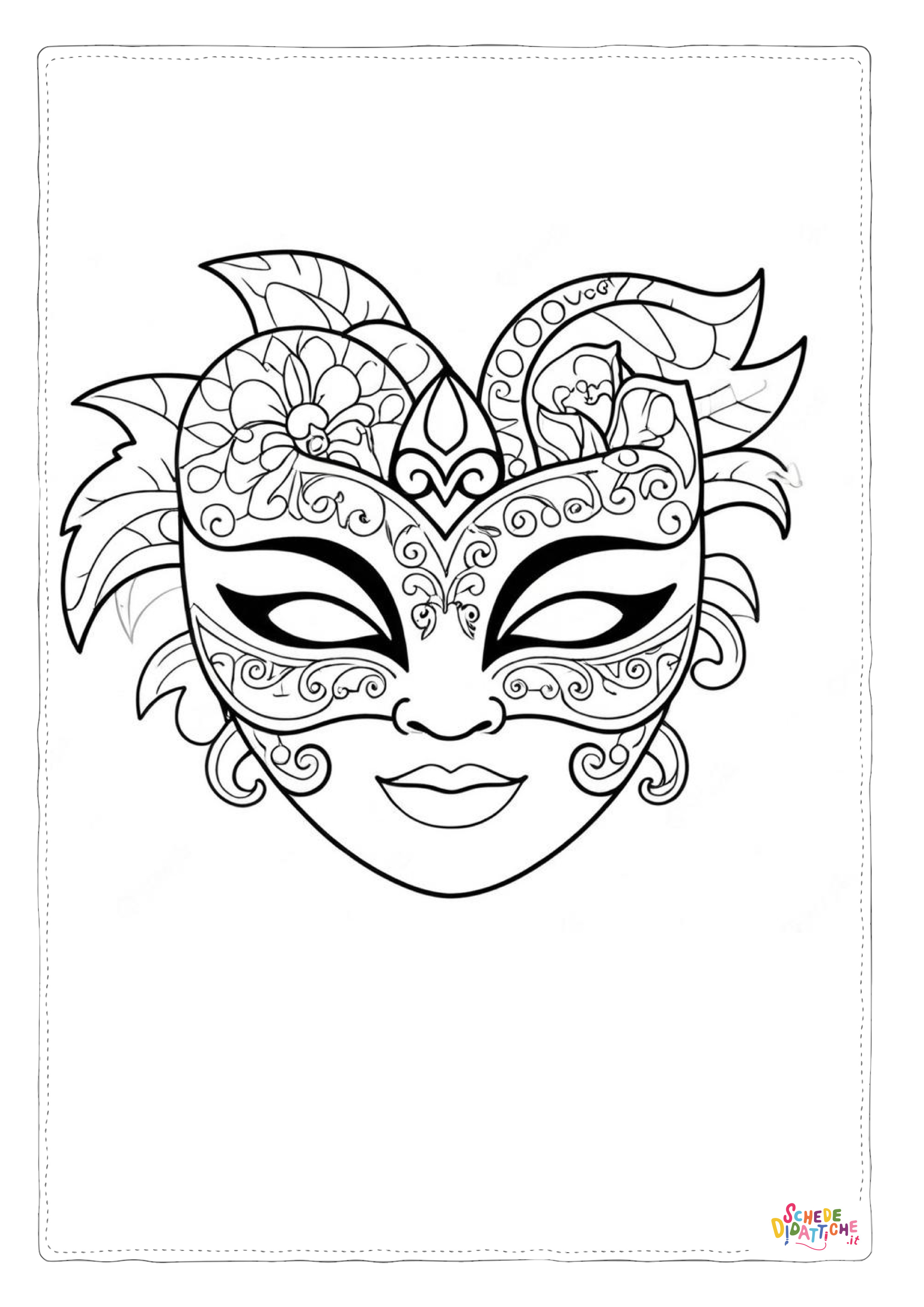 Disegno "Maschera 58" Maschera 58
